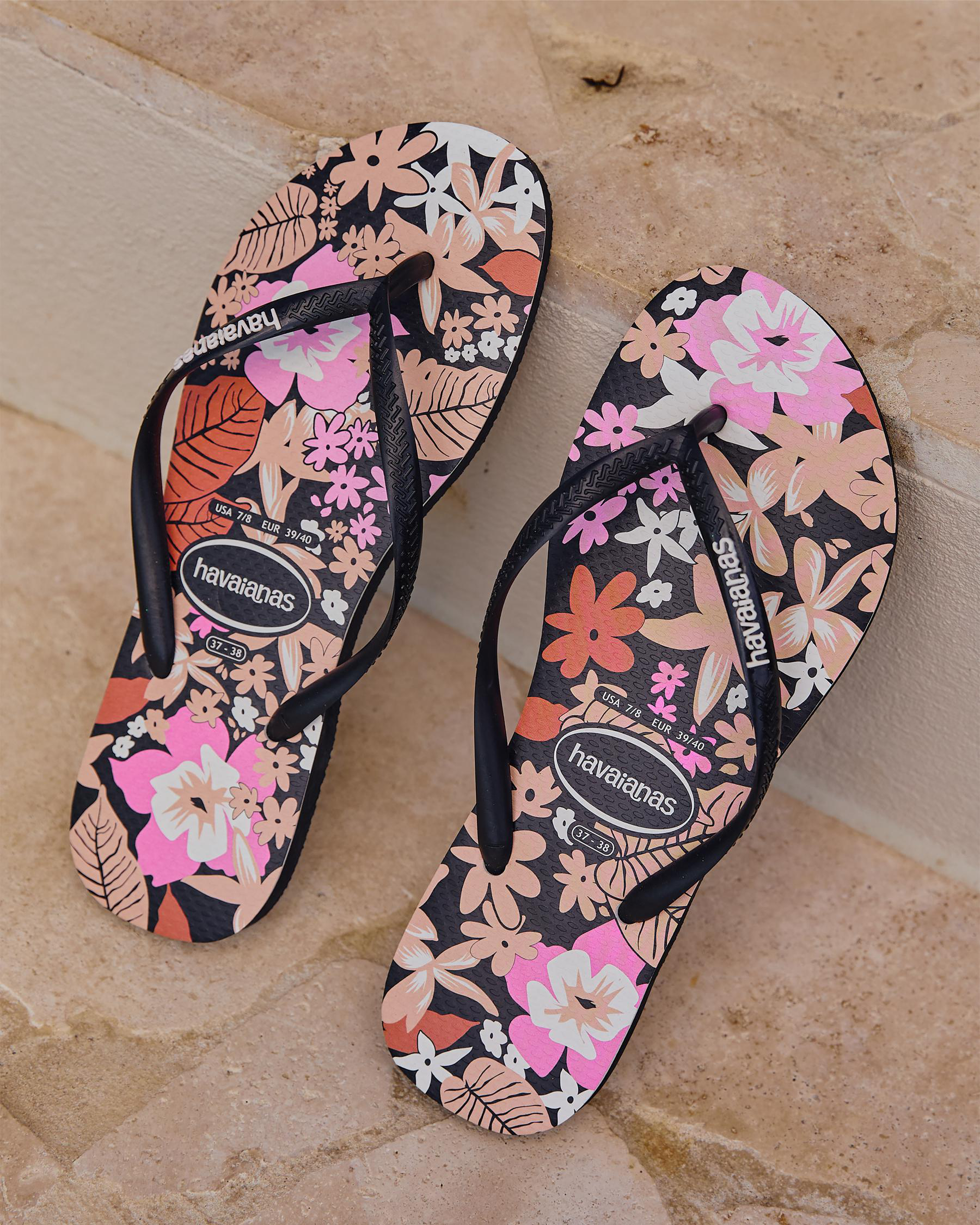 Slim Ditsy Bloom Thongs