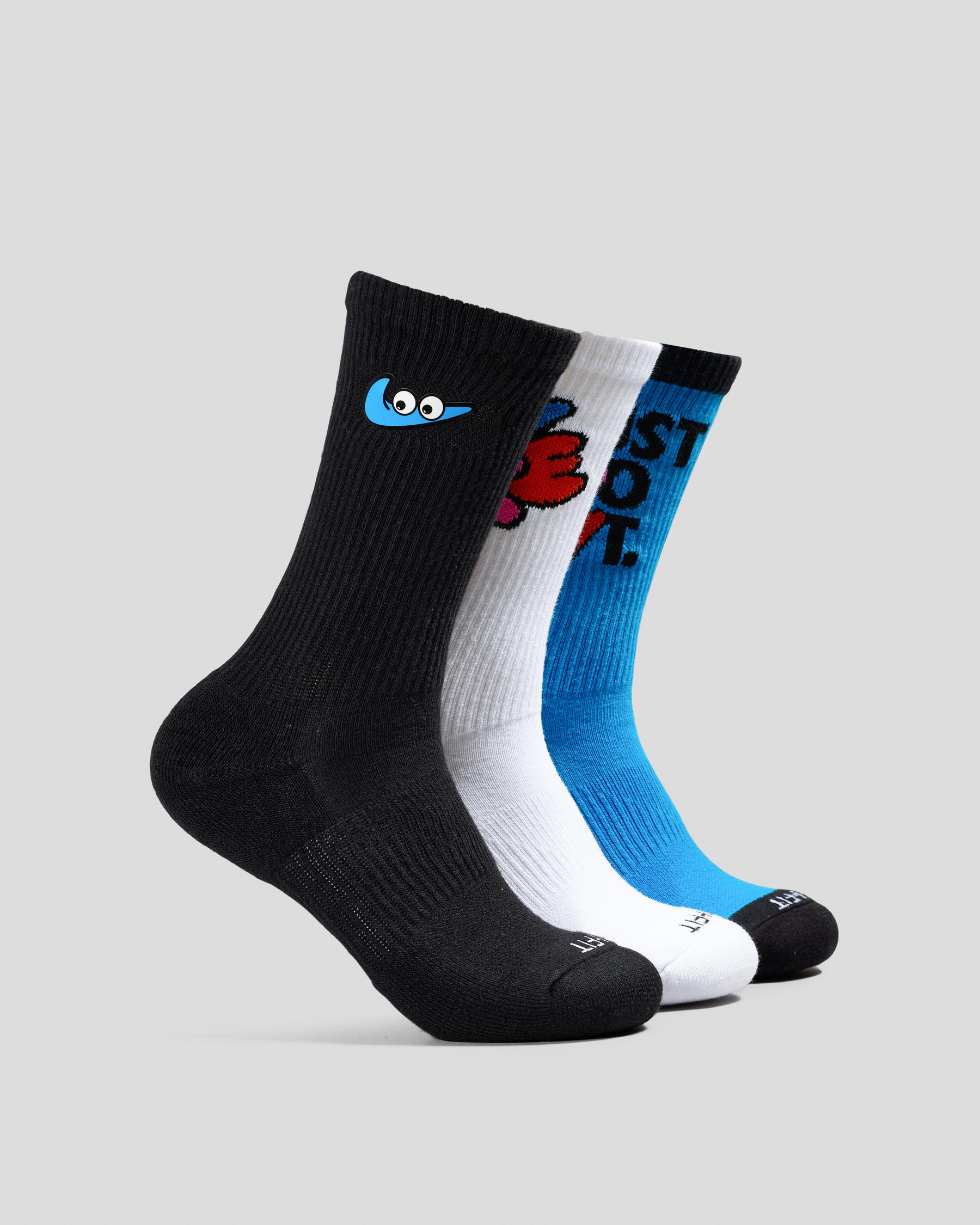 Everyday Plus Cushioned Crew Socks 3 Pack