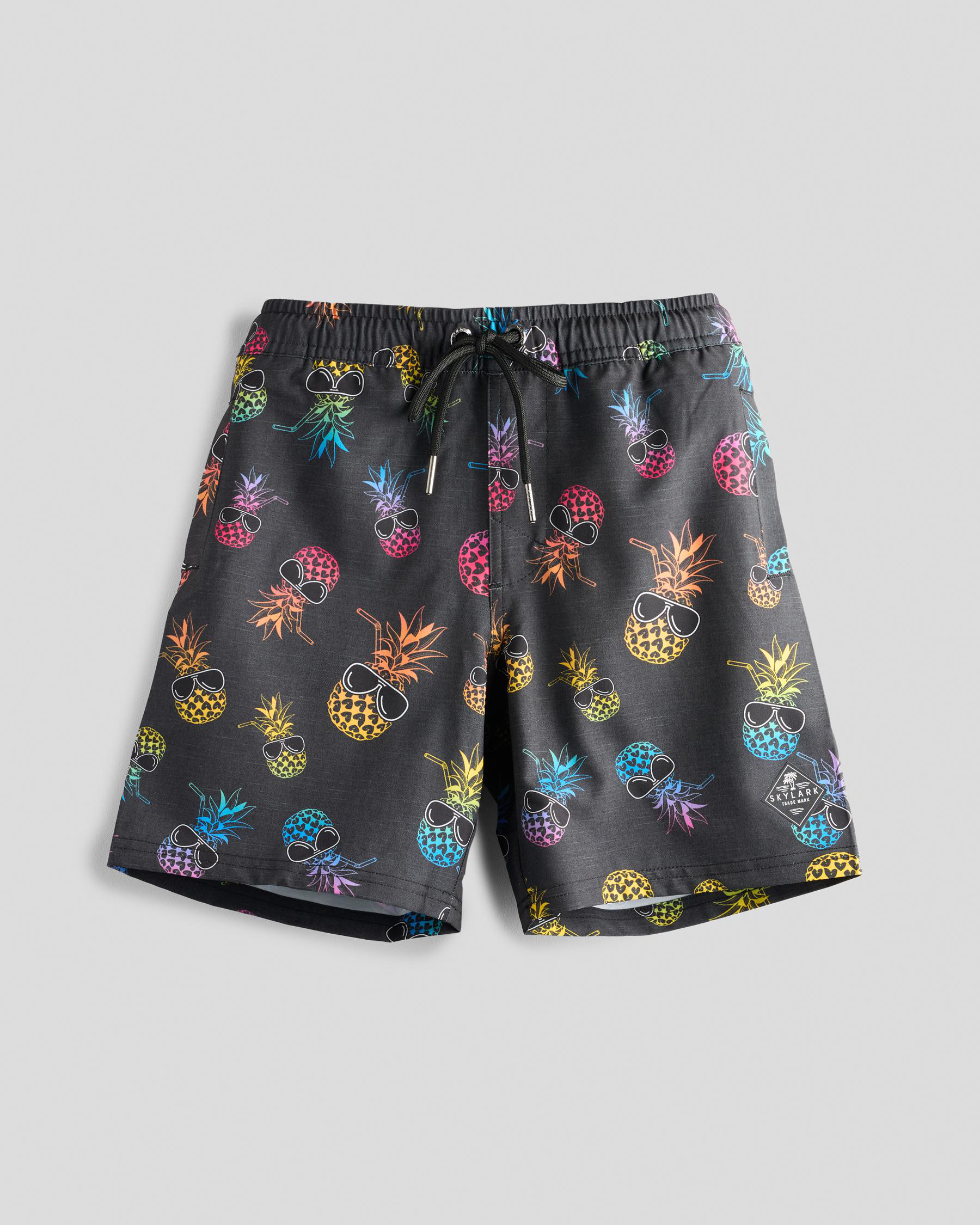 Scene Elastic Waist Shorts