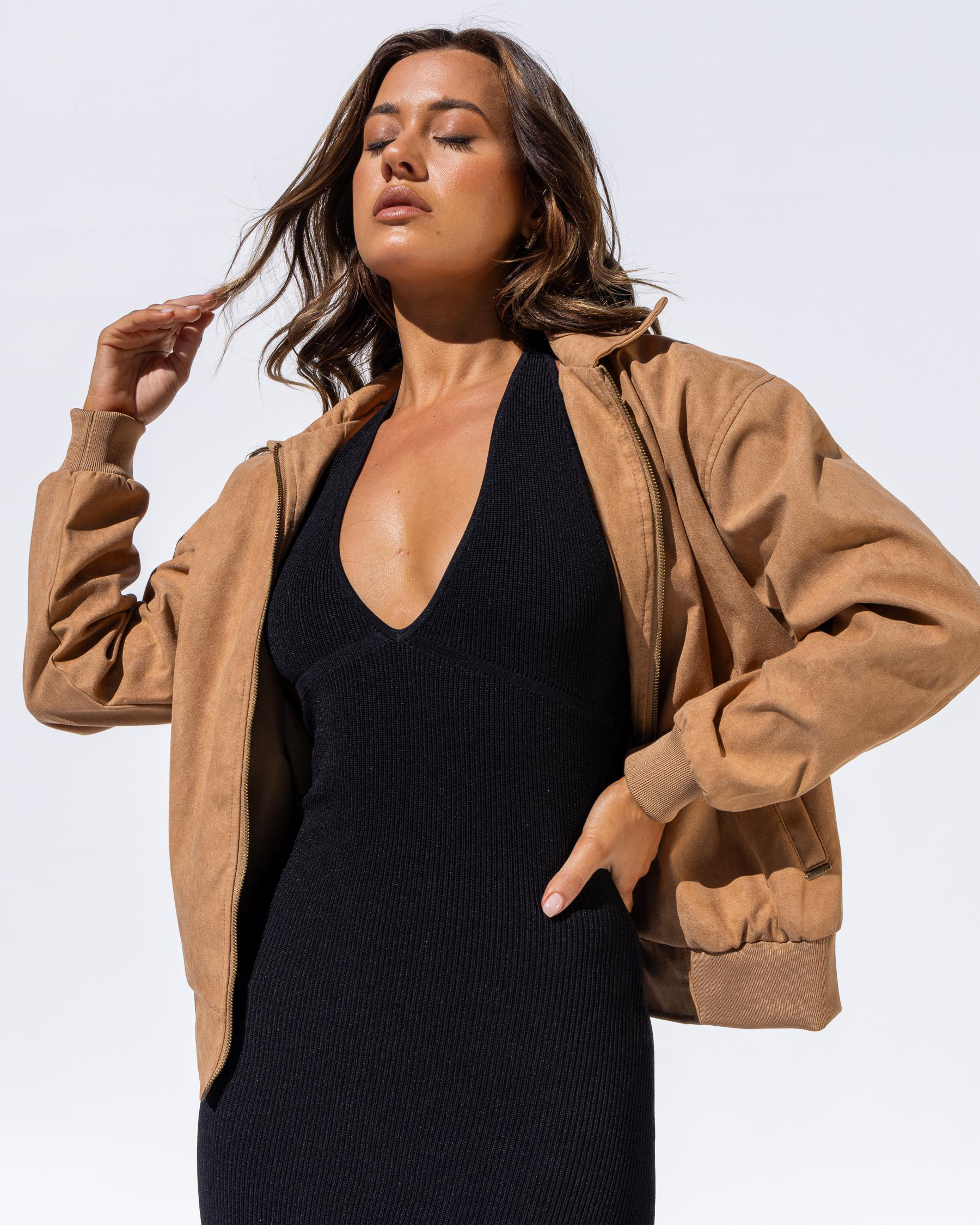 Dune Faux Suede Jacket
