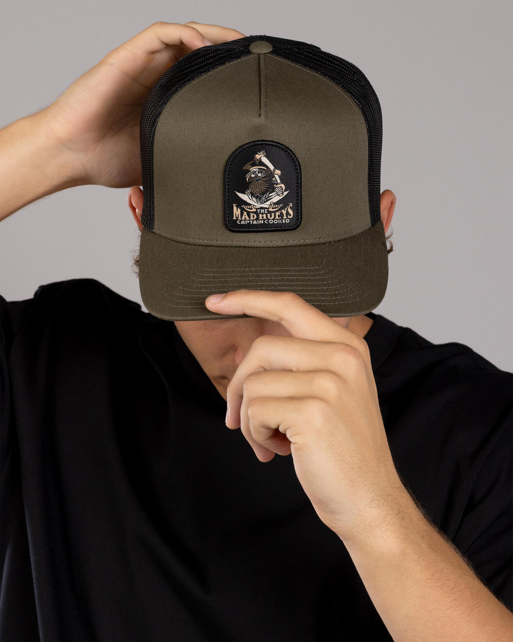 Captain Ship Faced Trucker Cap
