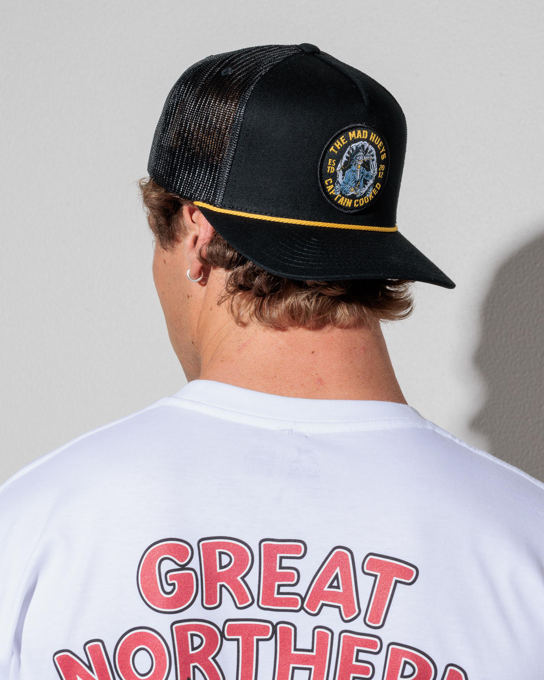 Captain Cooked Jaws Twill Trucker Cap