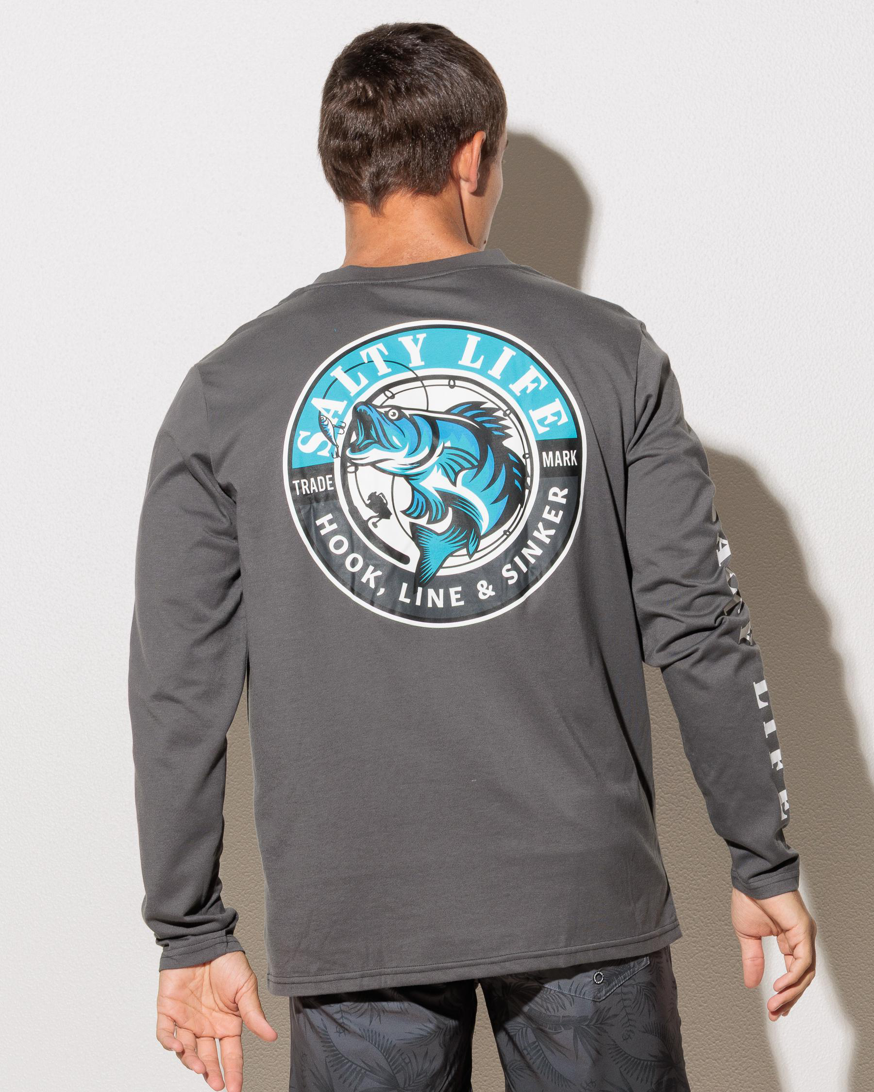 Get Hooked Long Sleeve Surf T-Shirt