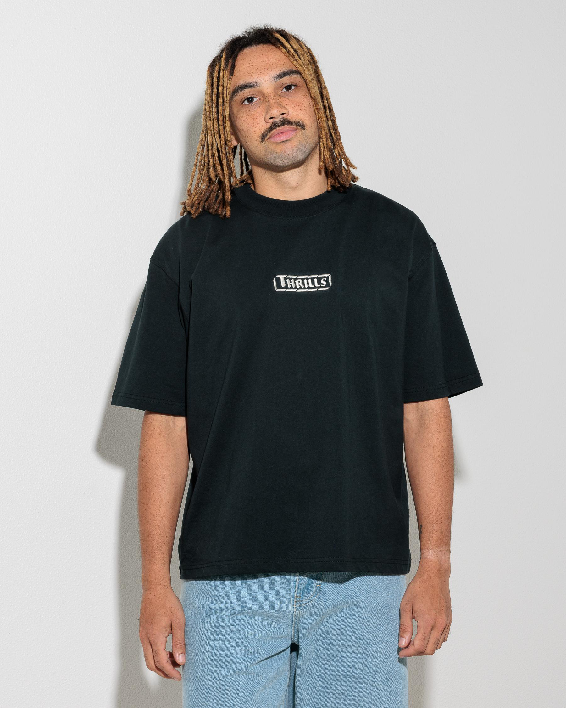 Calm State Embro Box Fit Cropped T-Shirt