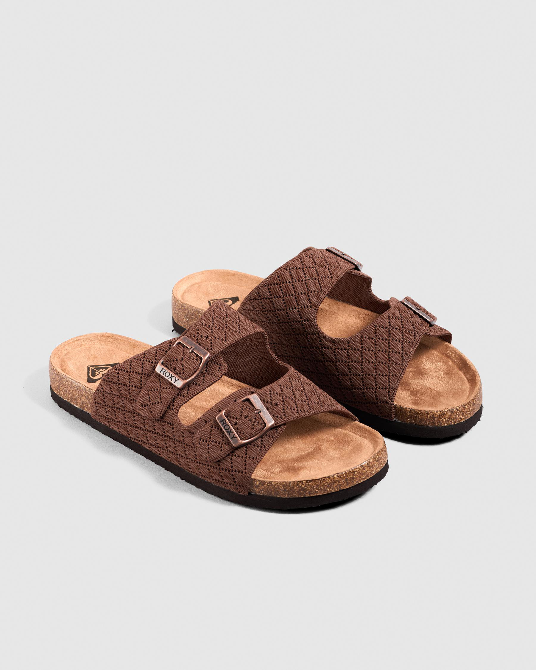 Mannae Buckle Slide Sandals