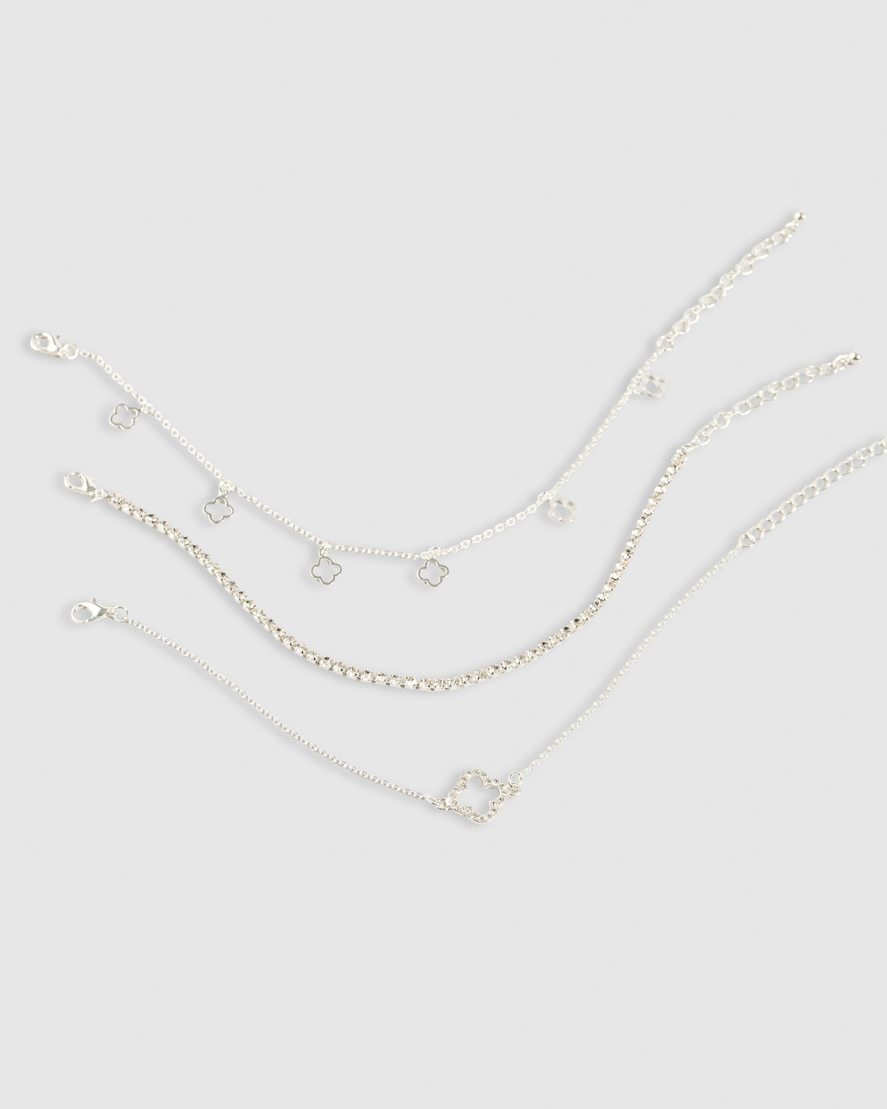 Baby Clover Charm Anklet Pack