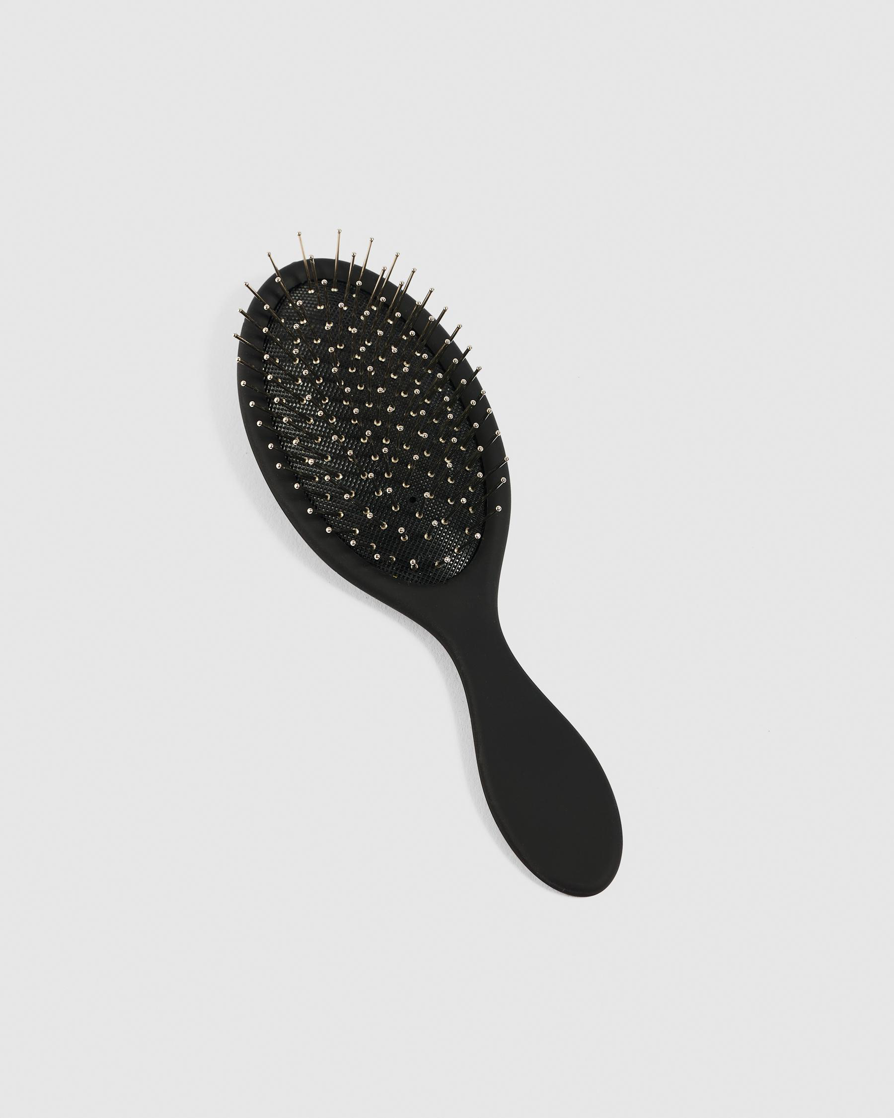 Black Padded Hair Brush