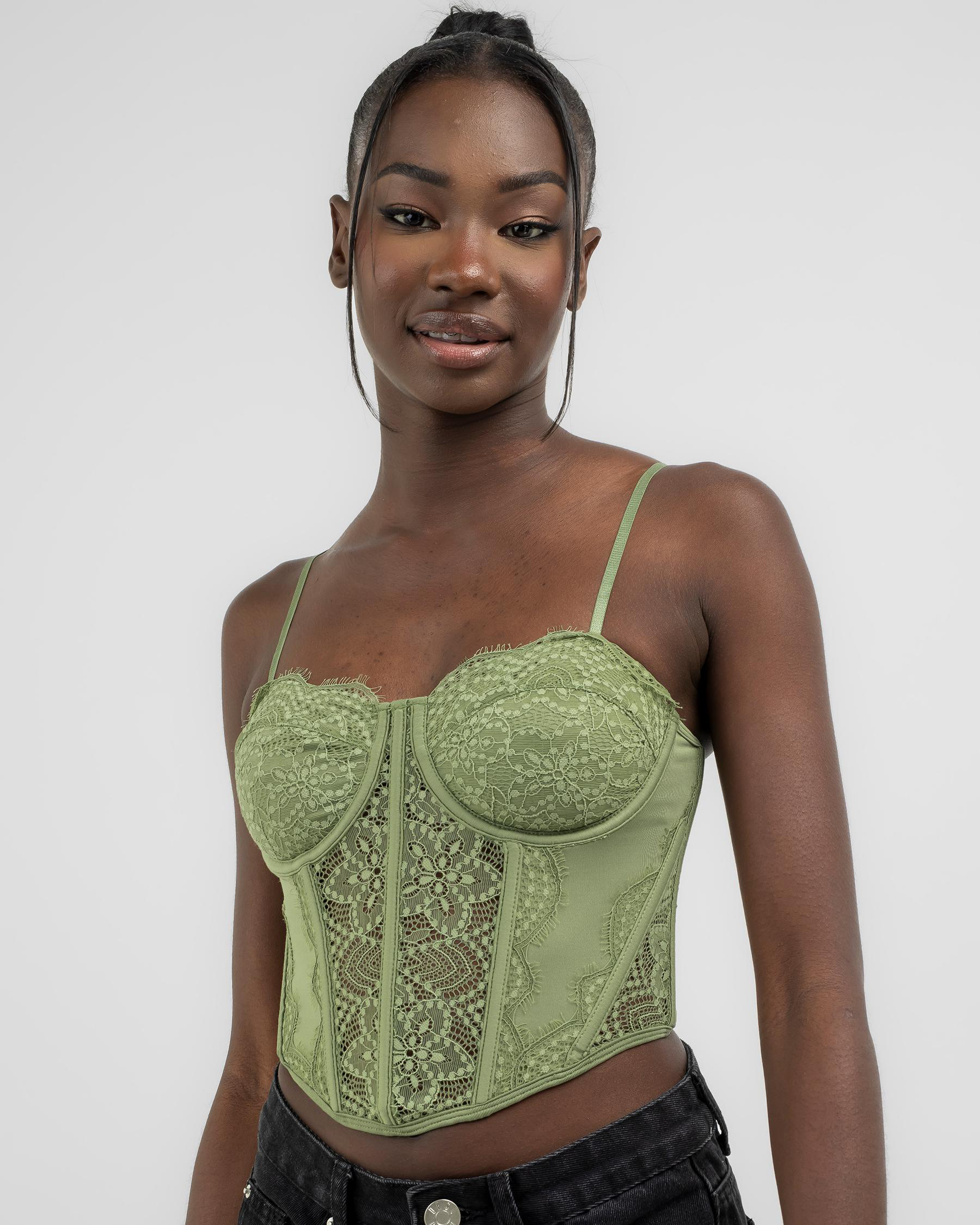 Waldorf Lace Corset Top