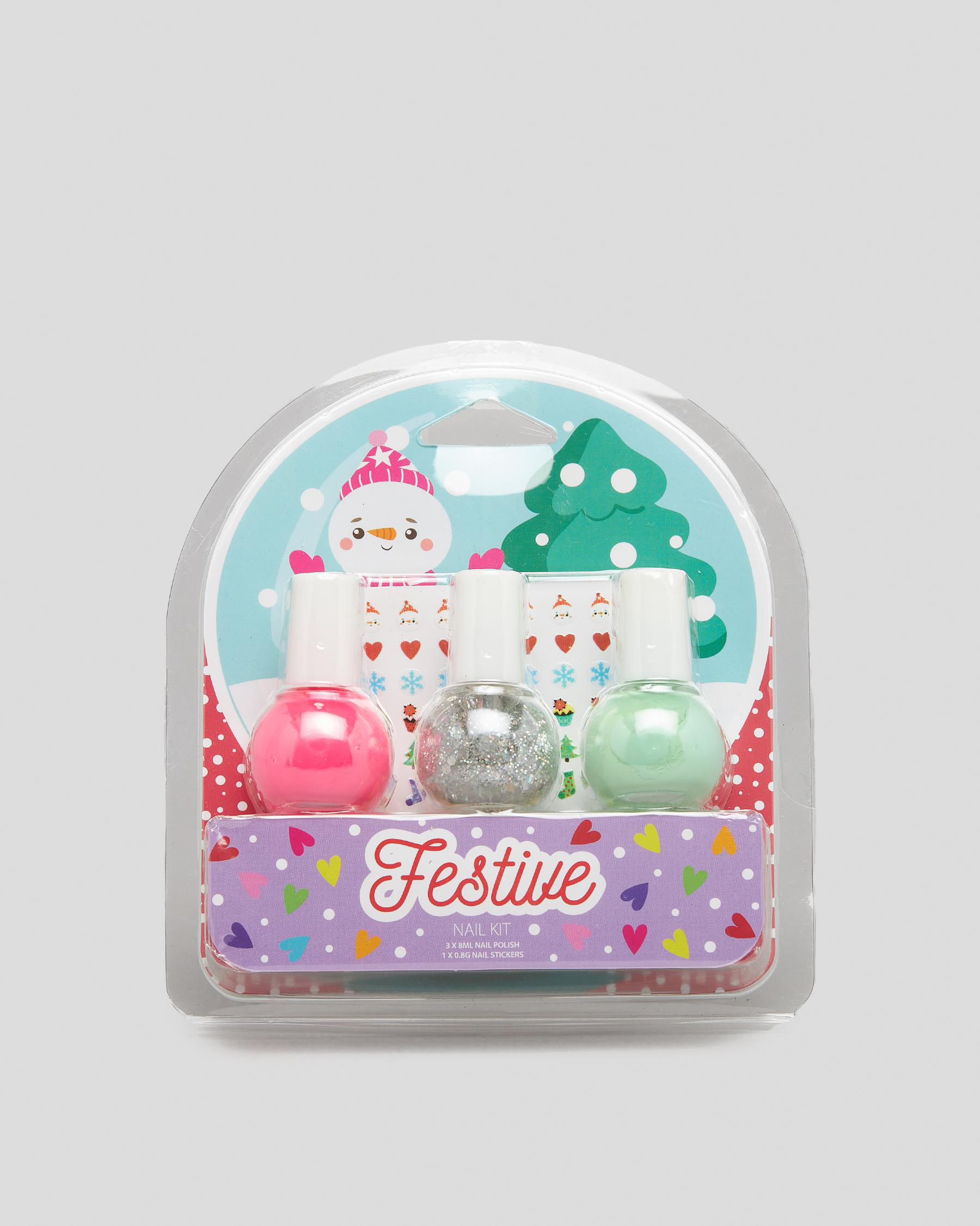 Festive Snowman Nail Kit
