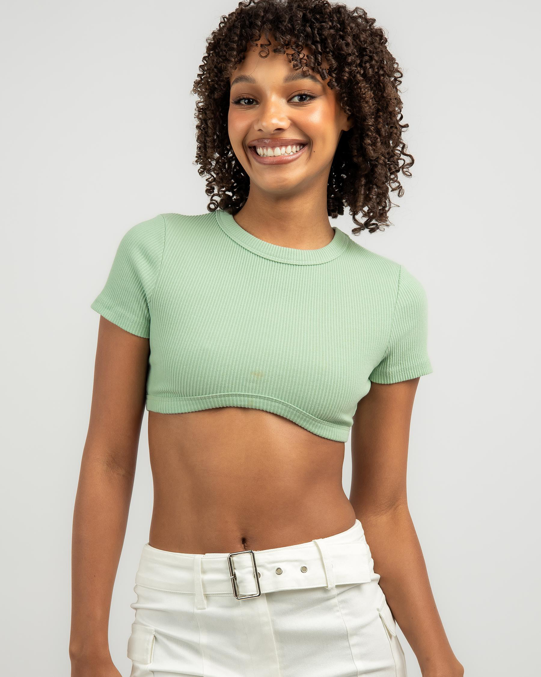 Kendra Ultra Crop Baby Tee