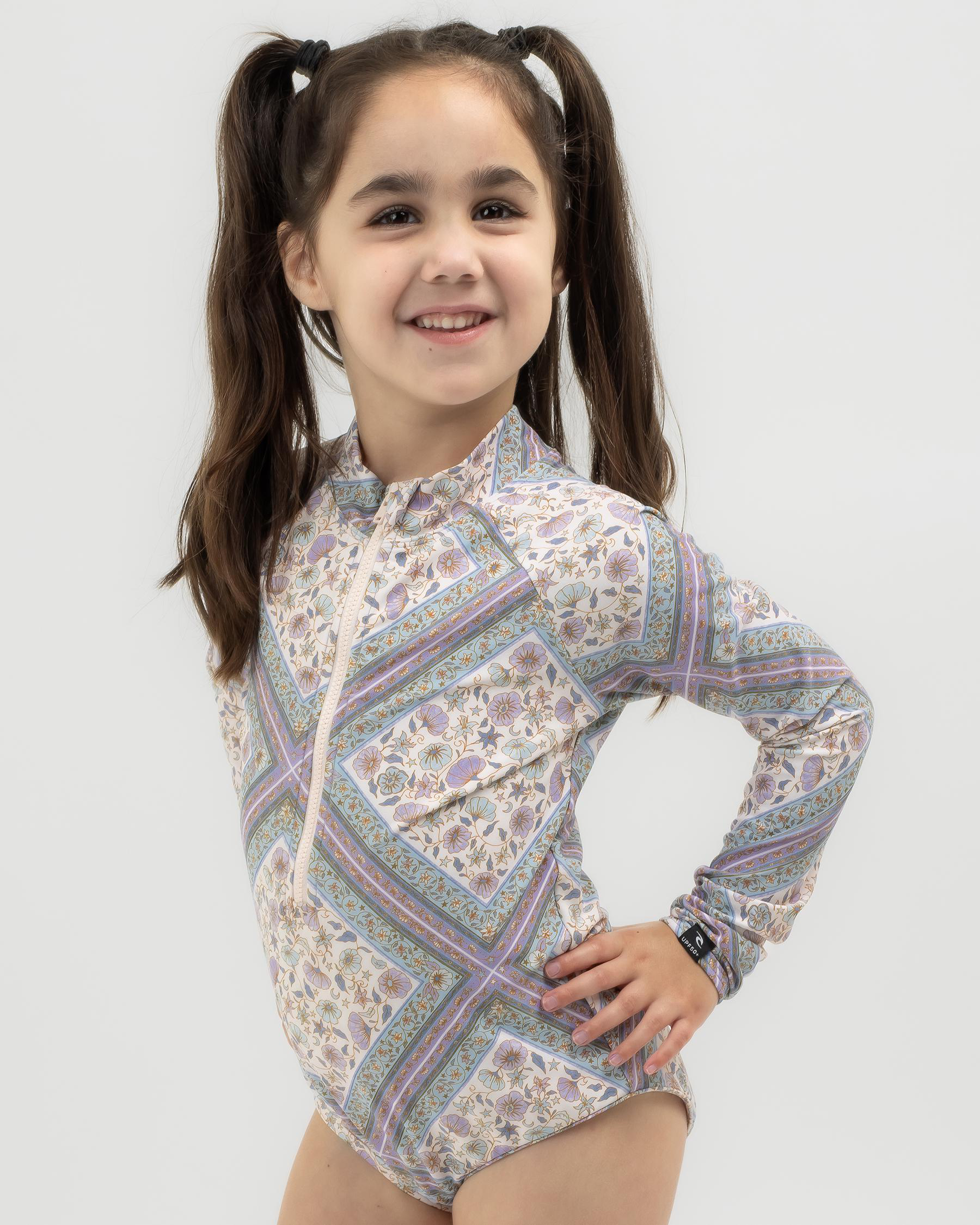 Toddlers' Moonflower Tides Long Sleeve Surfsuit