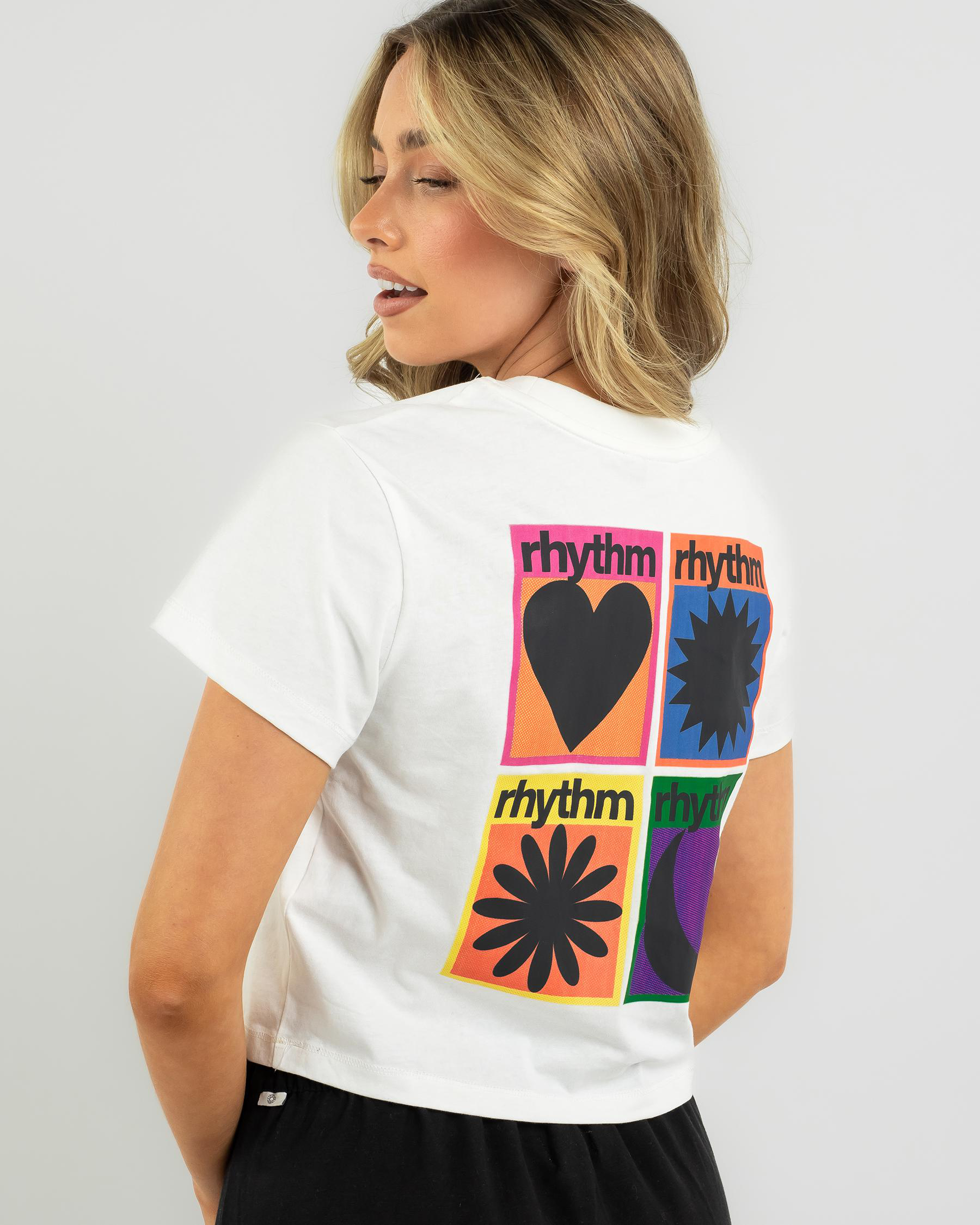 Factory Vintage Cropped Crew T-Shirt