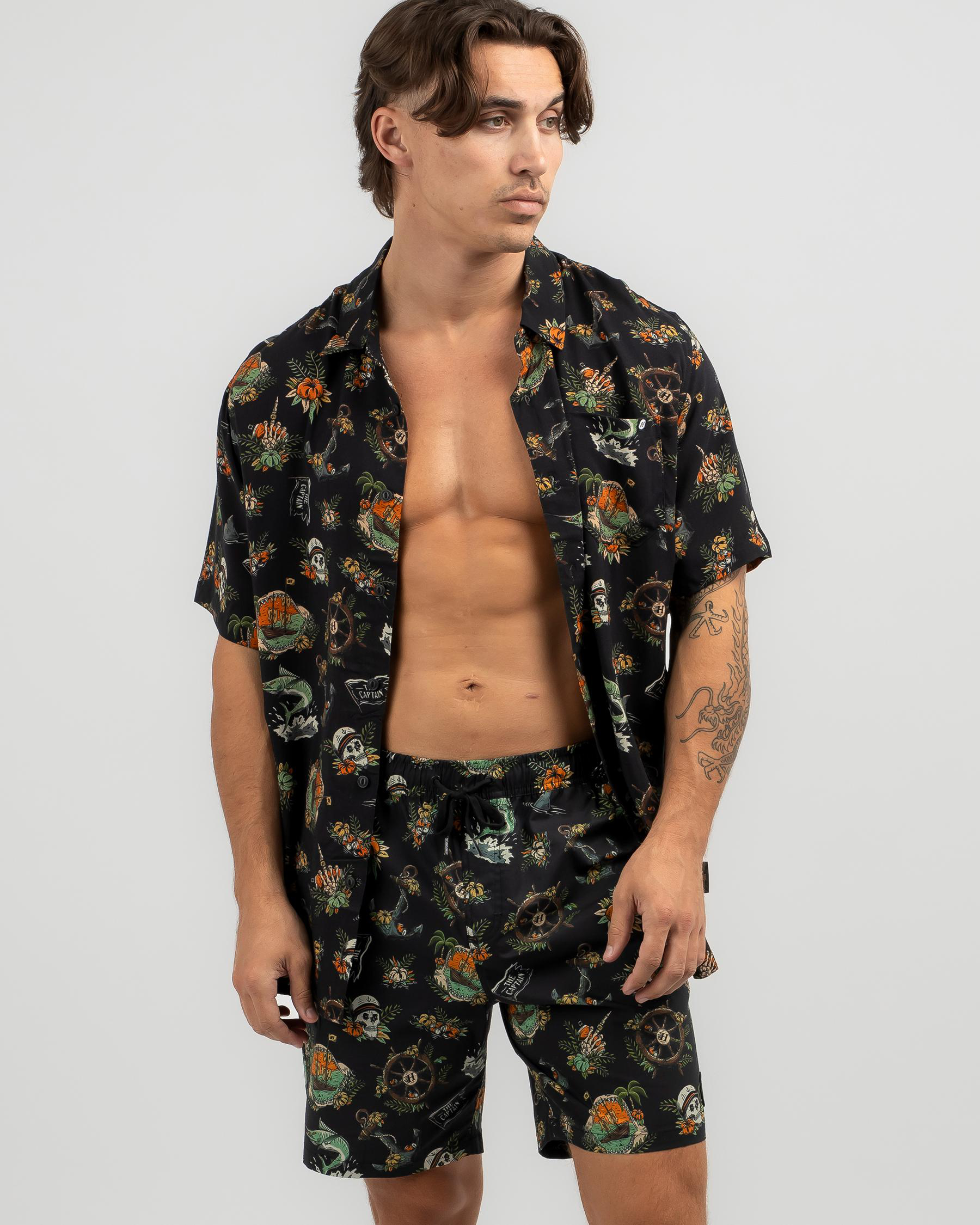 Shipwrecked Captain Short Sleeve Shirt