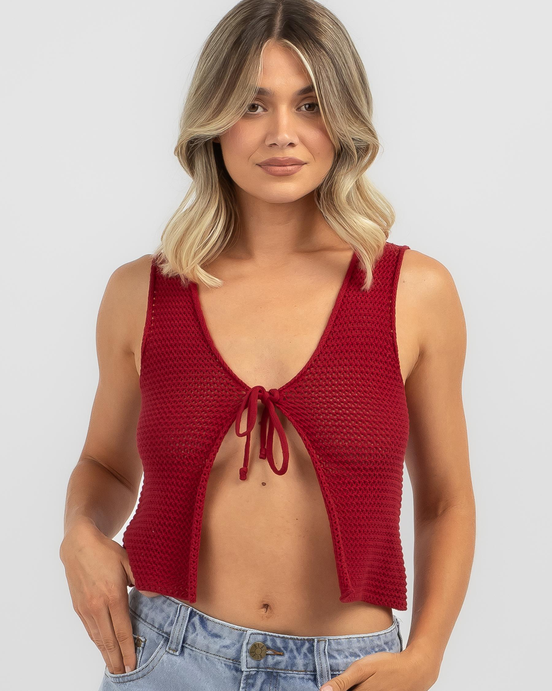 Kerr Crochet Tie Top