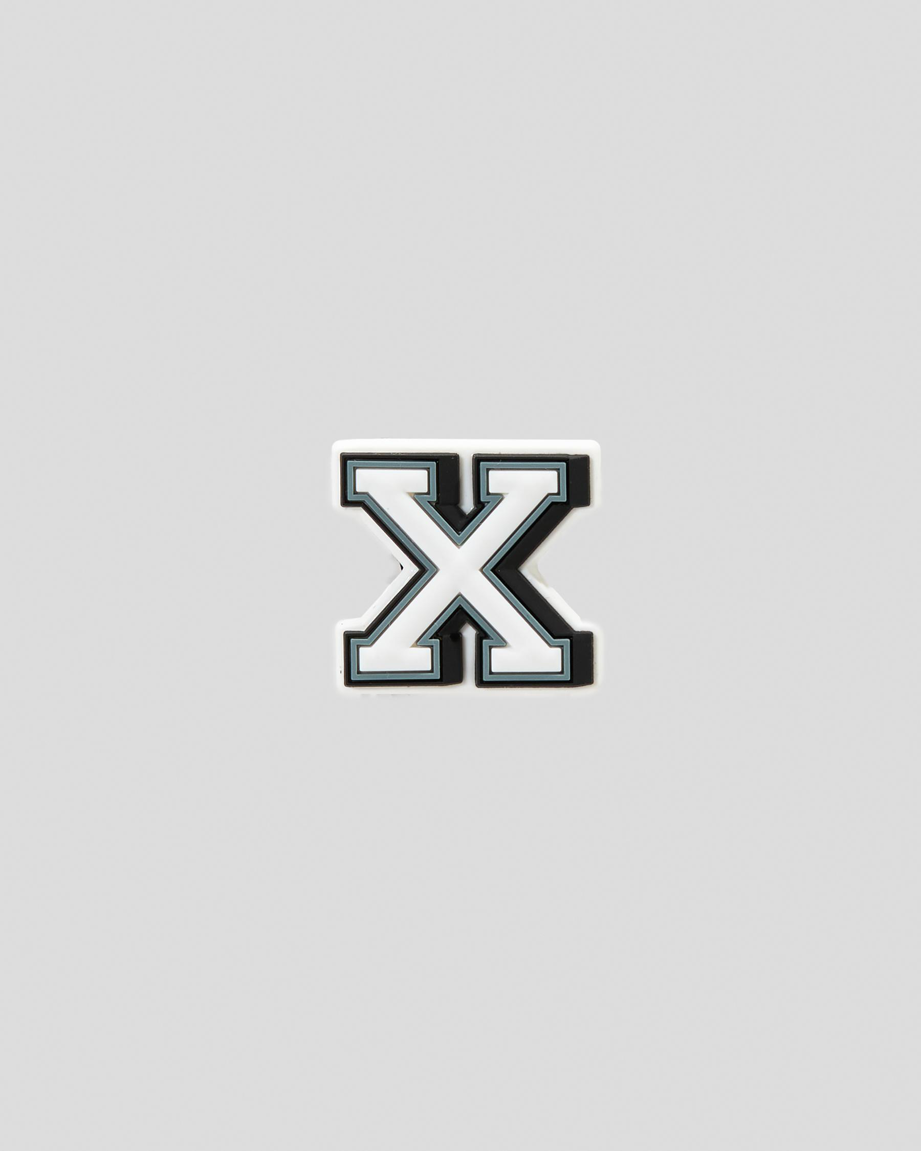 Letter X Jibbitz