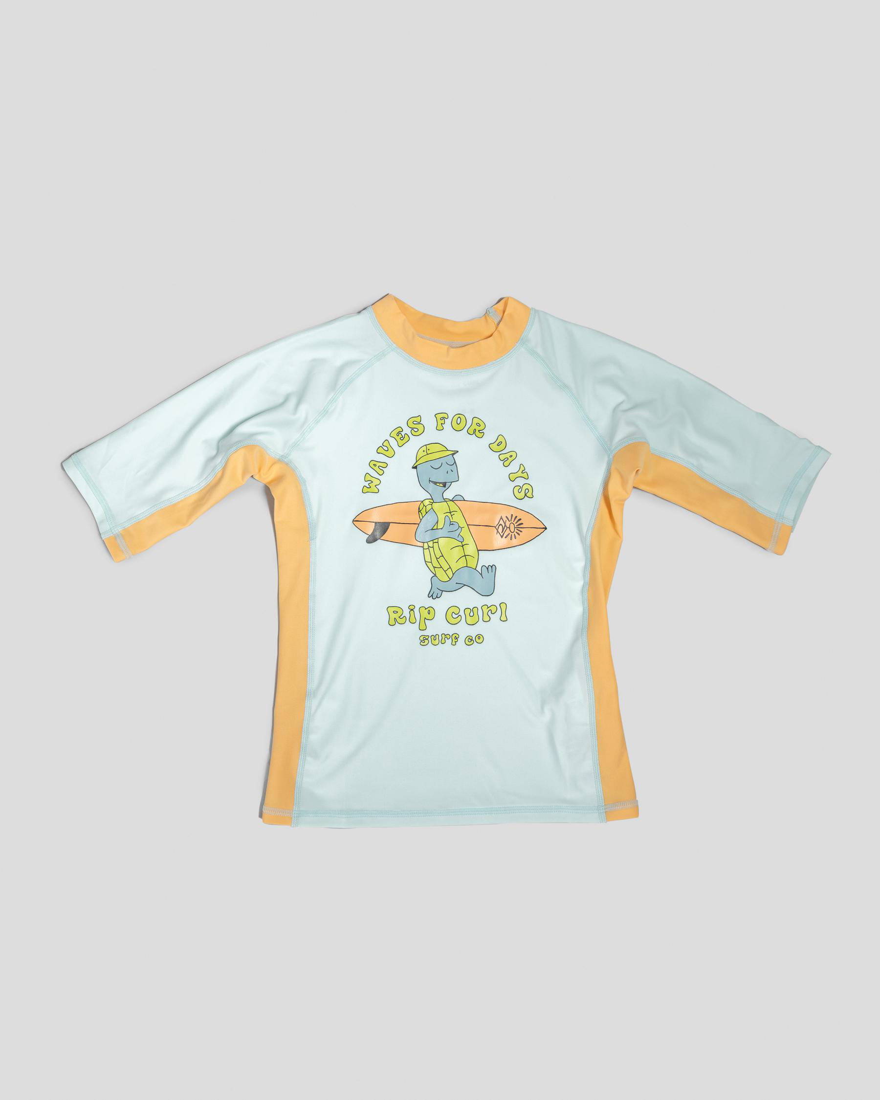 Toddlers' Tube Turtle Short Sleeve Rash Vest