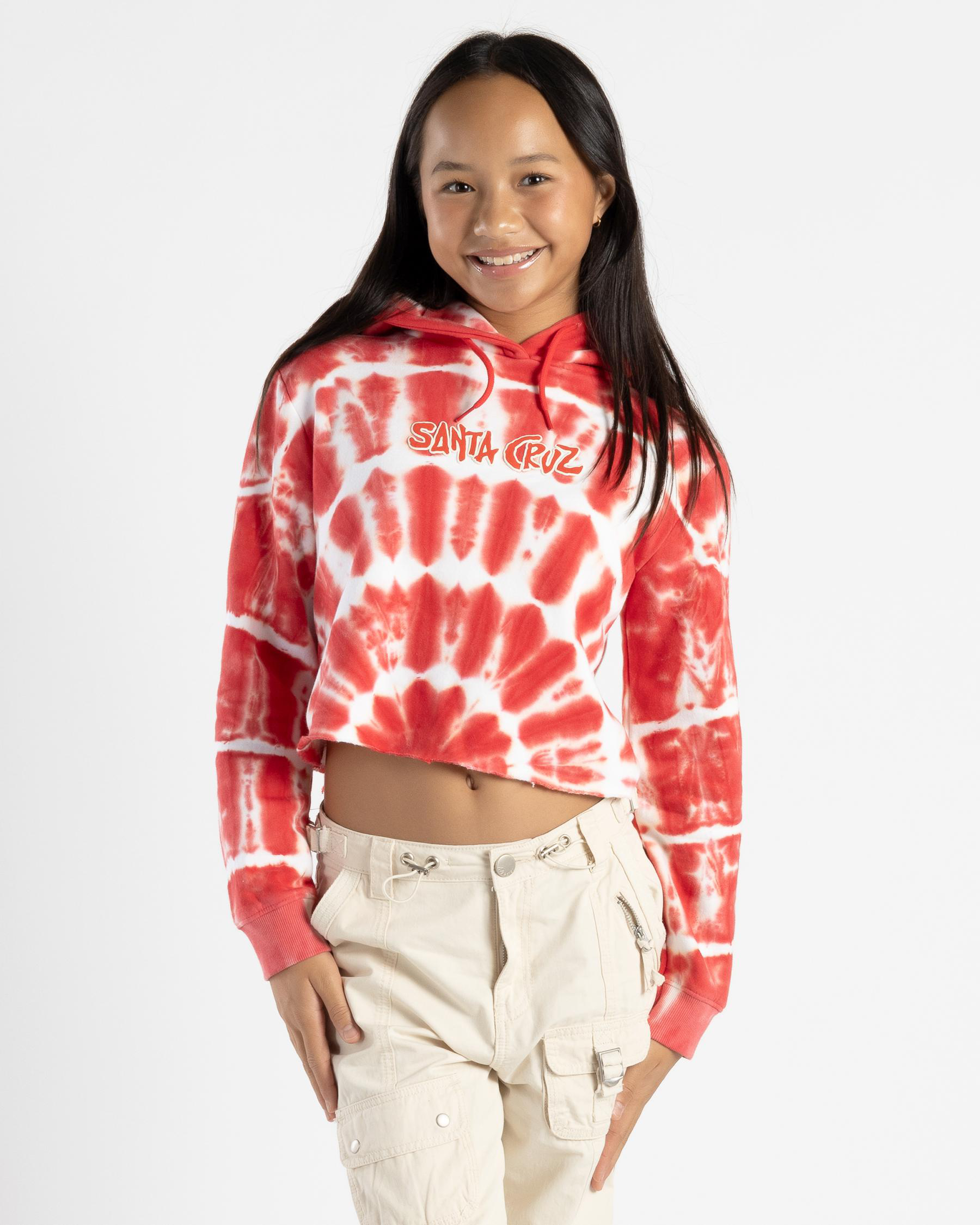 Girl's SC Tropic Strip Front Hoodie