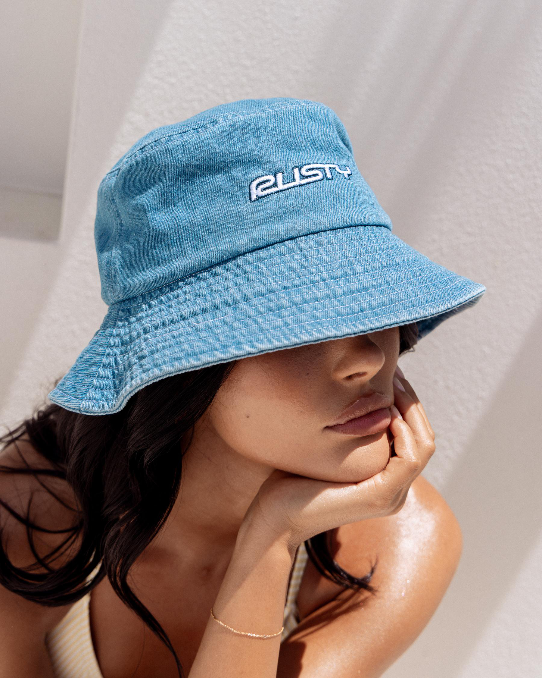 Miss Me Denim Bucket Hat