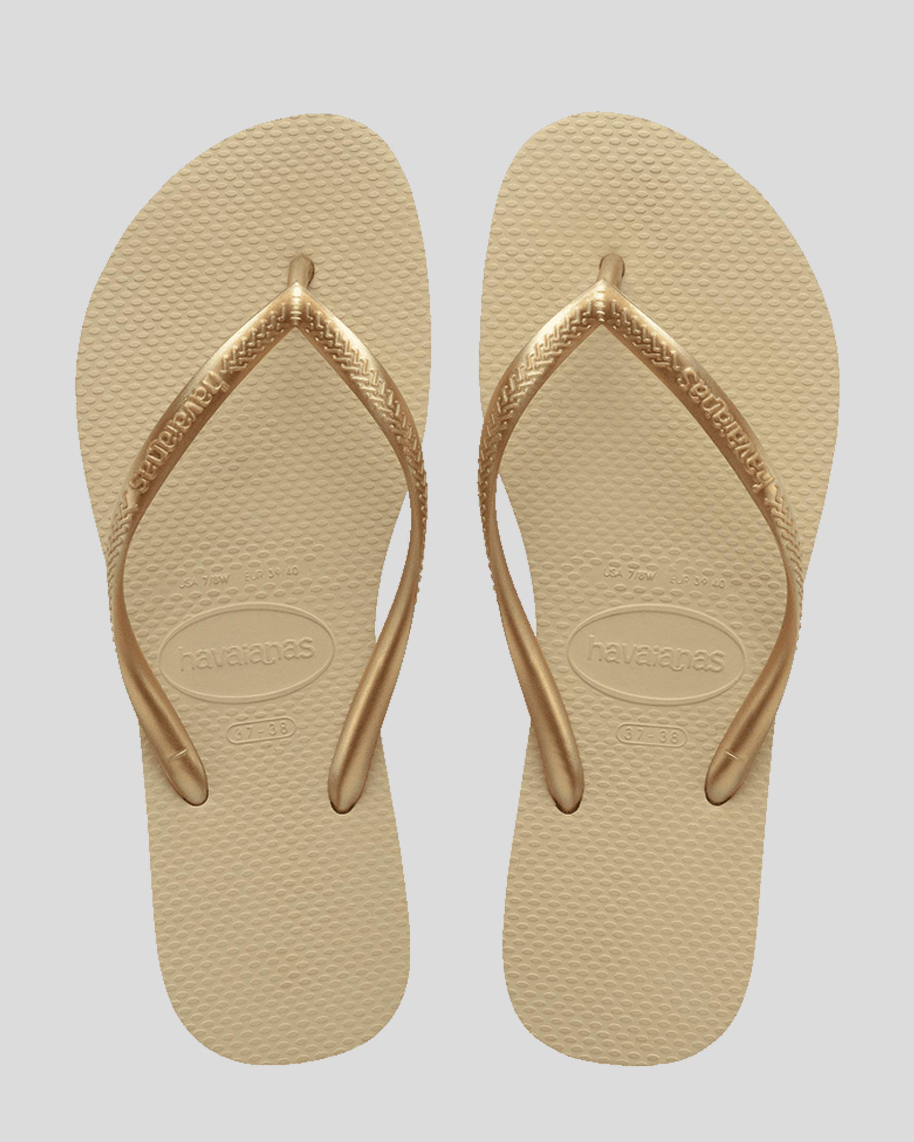 Kids' Slim Metallic Thongs
