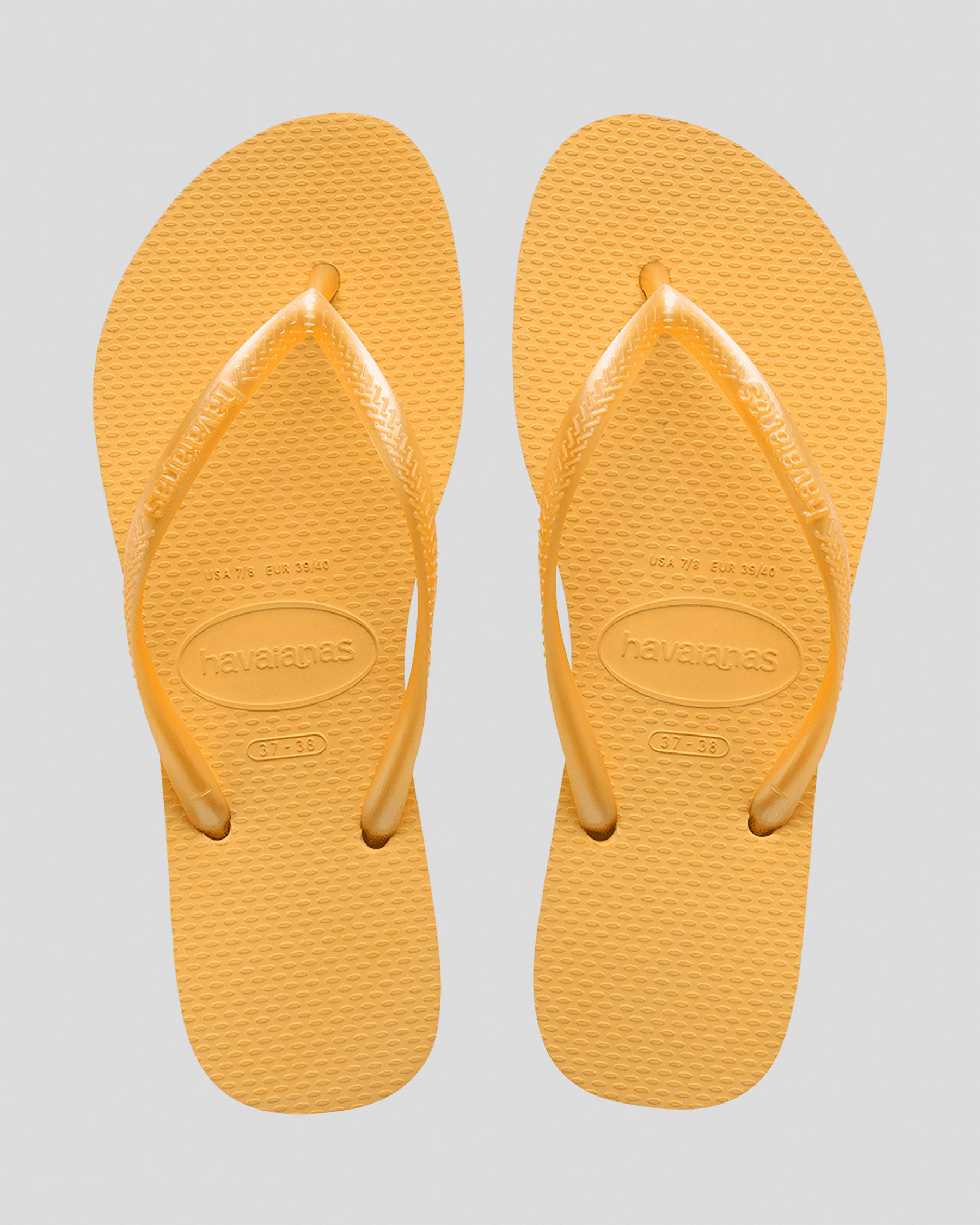 Slim Metallic Thongs