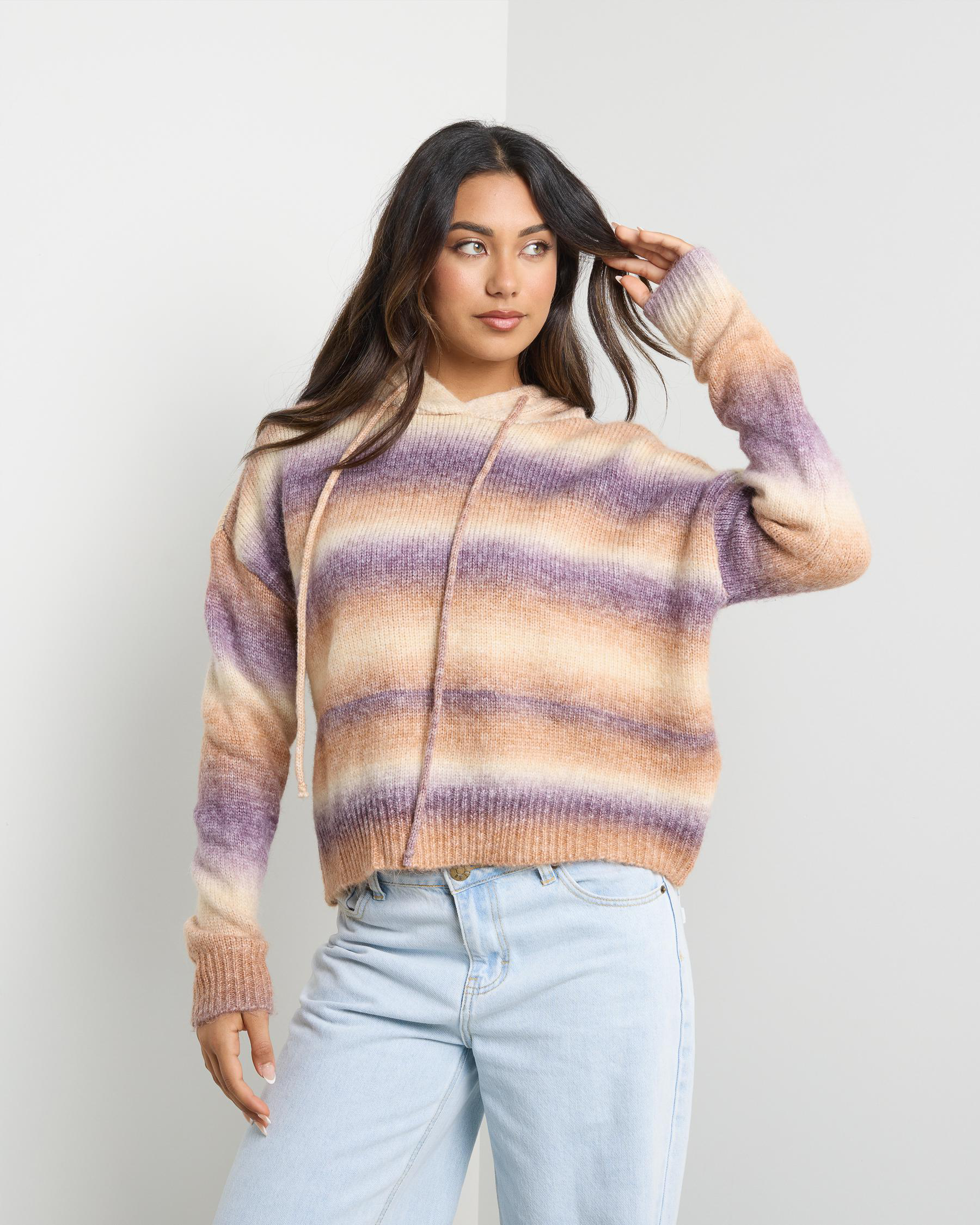 Miami Hooded Knit Jumper