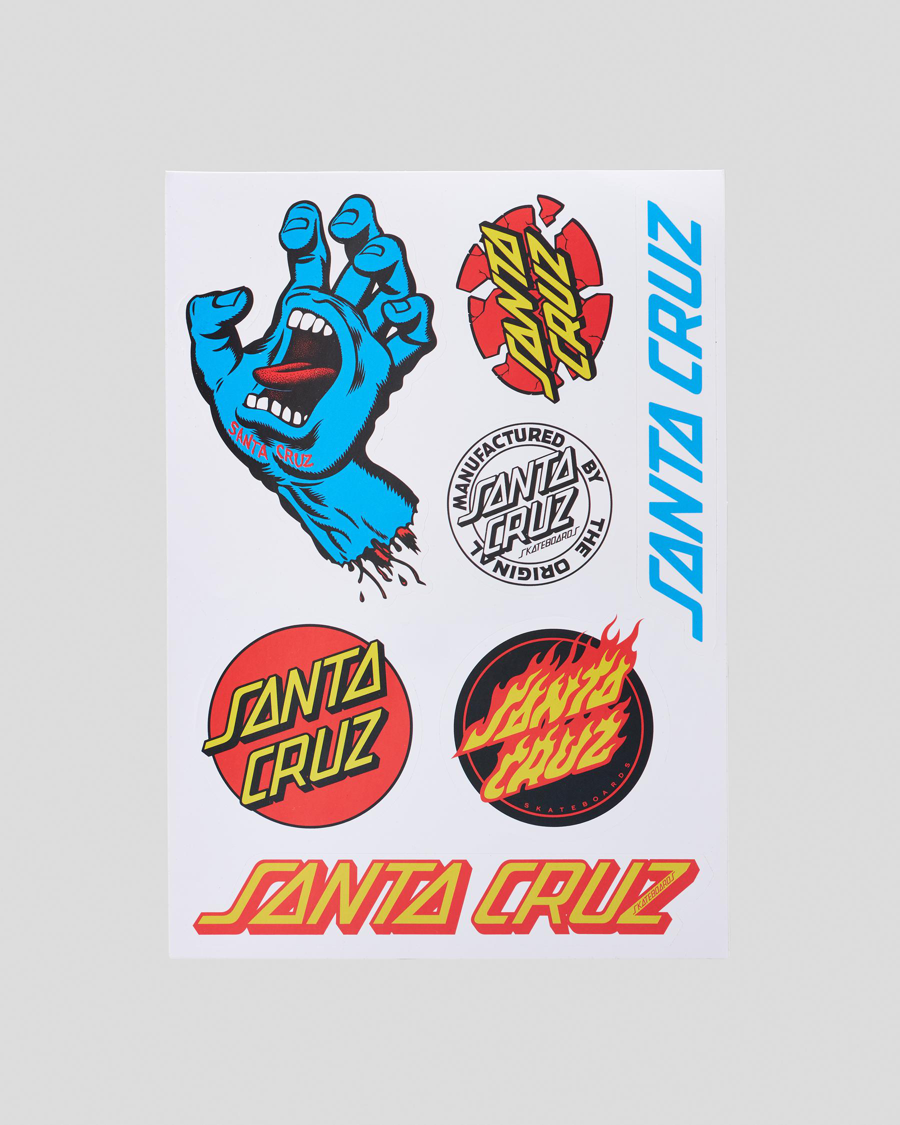 Screaming Hand Matte Sticker Sheet