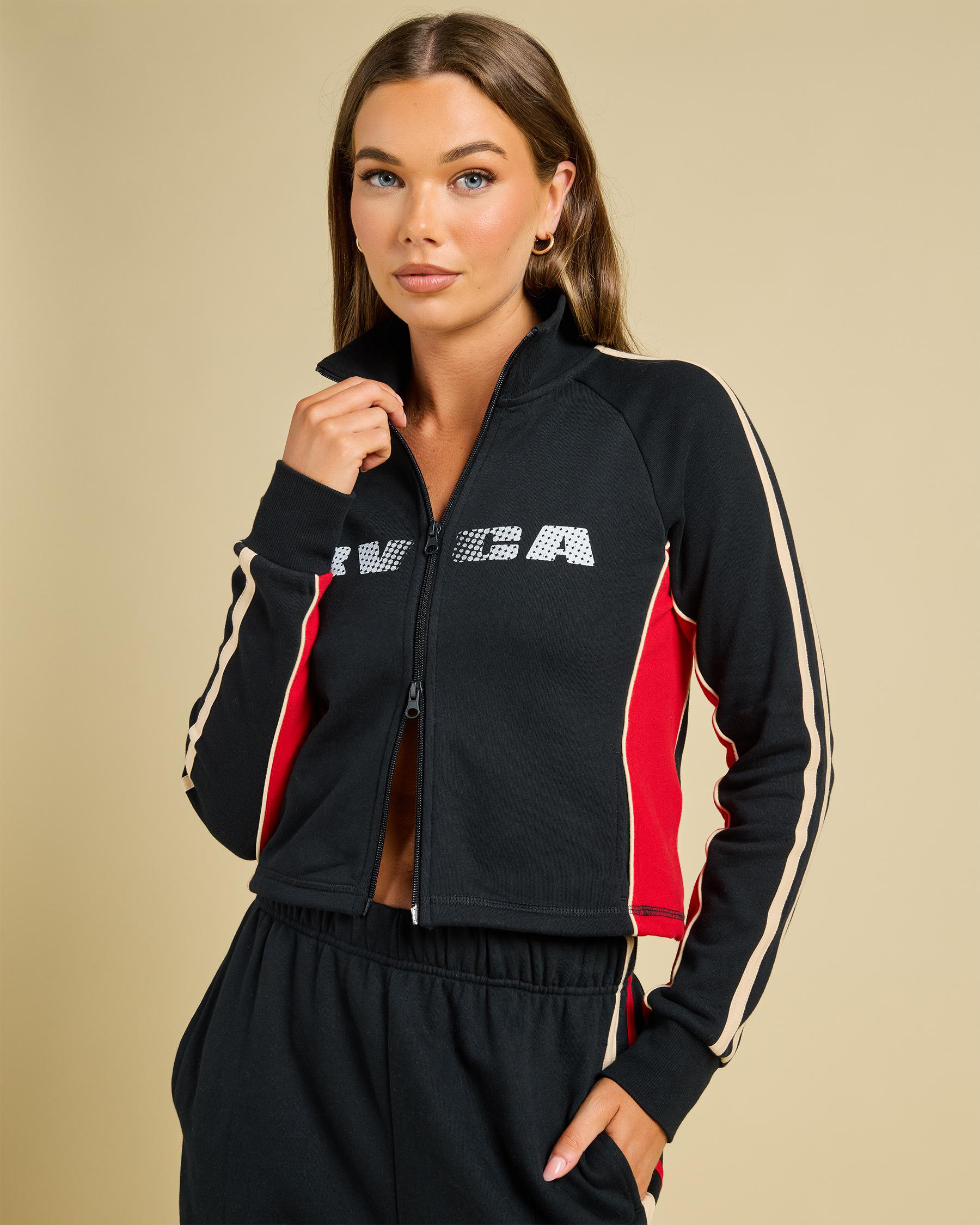 VA Track Zip Through Sweatshirt