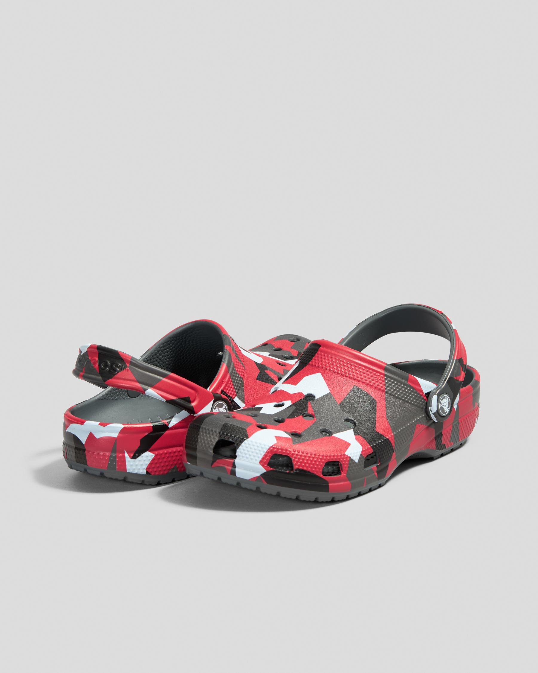 Classic Graphic (Geo Camo) Clogs