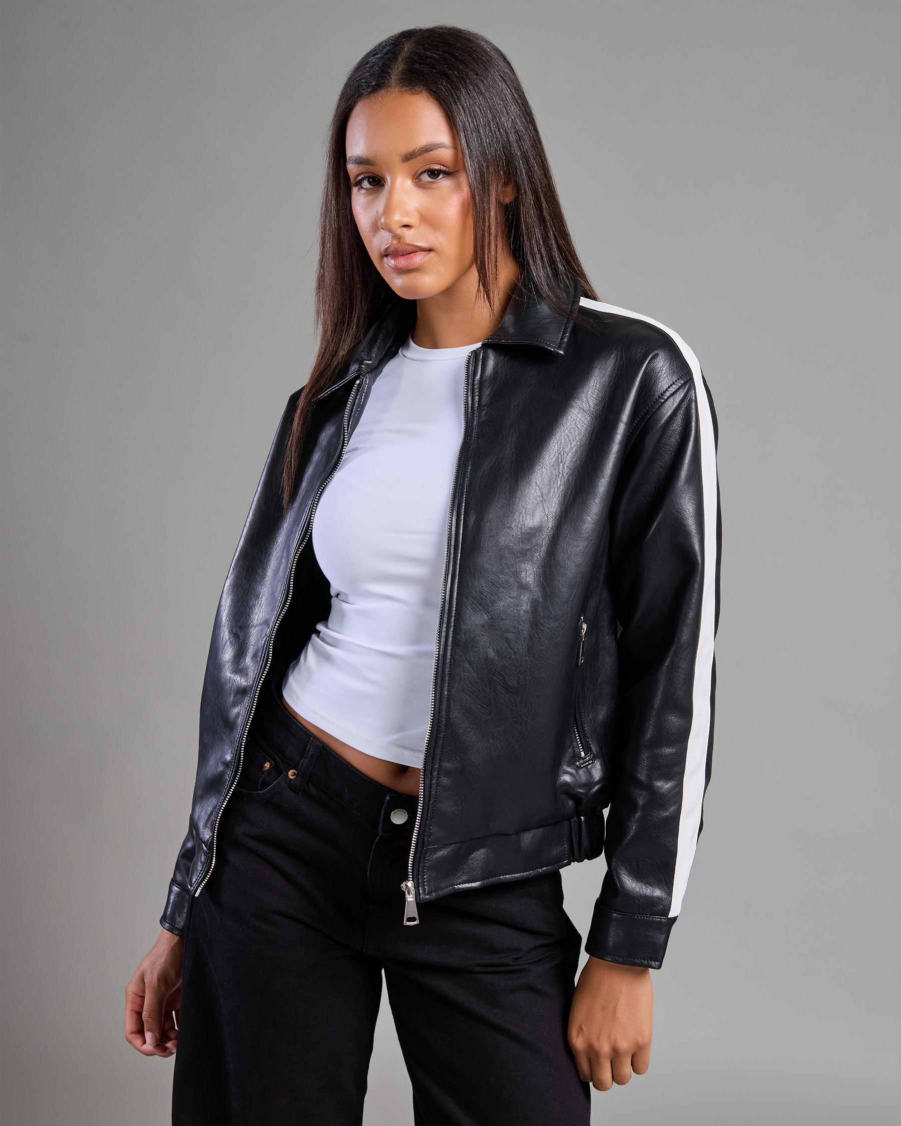 Revolver Faux Leather Jacket