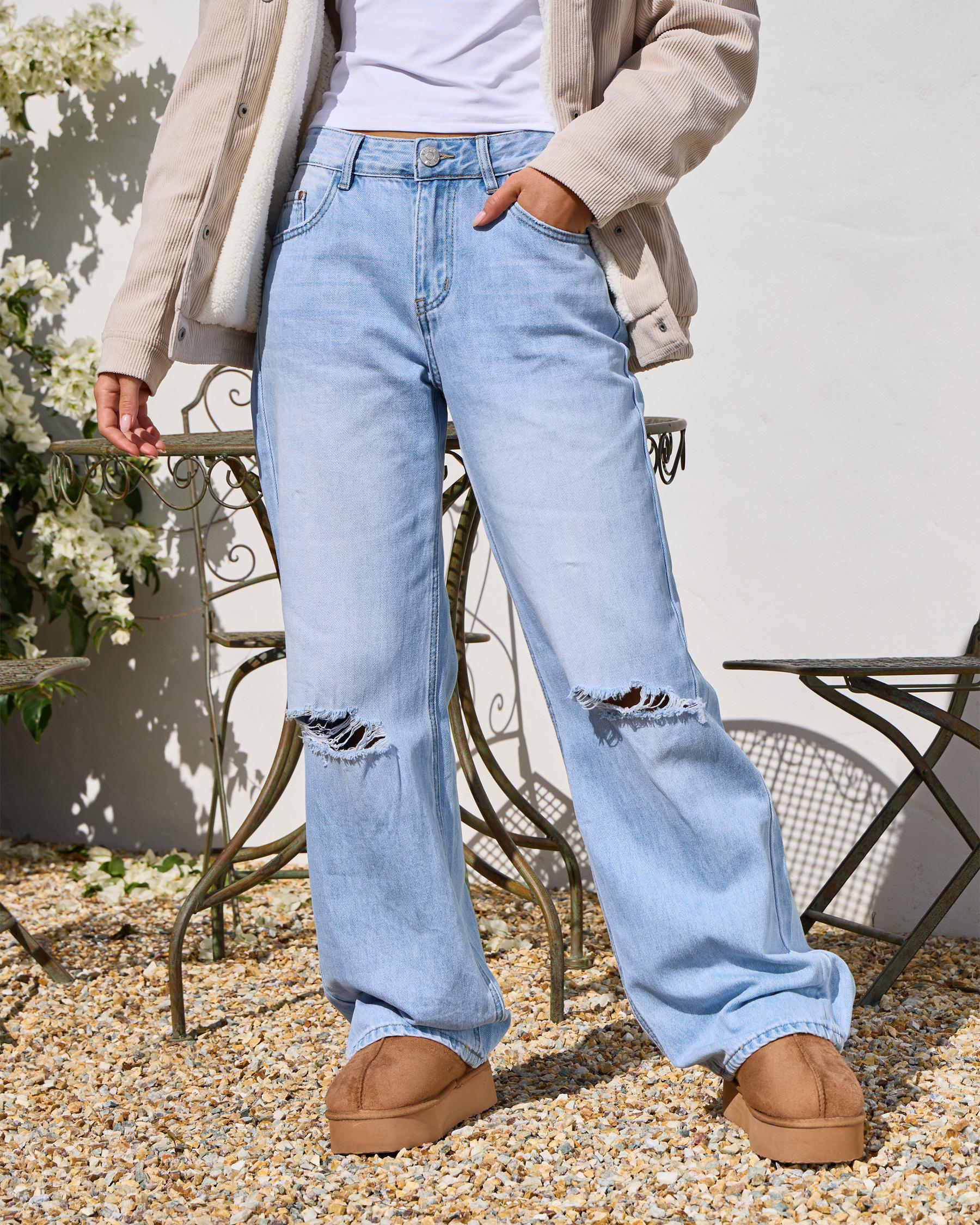 Stones Straight Leg Jeans