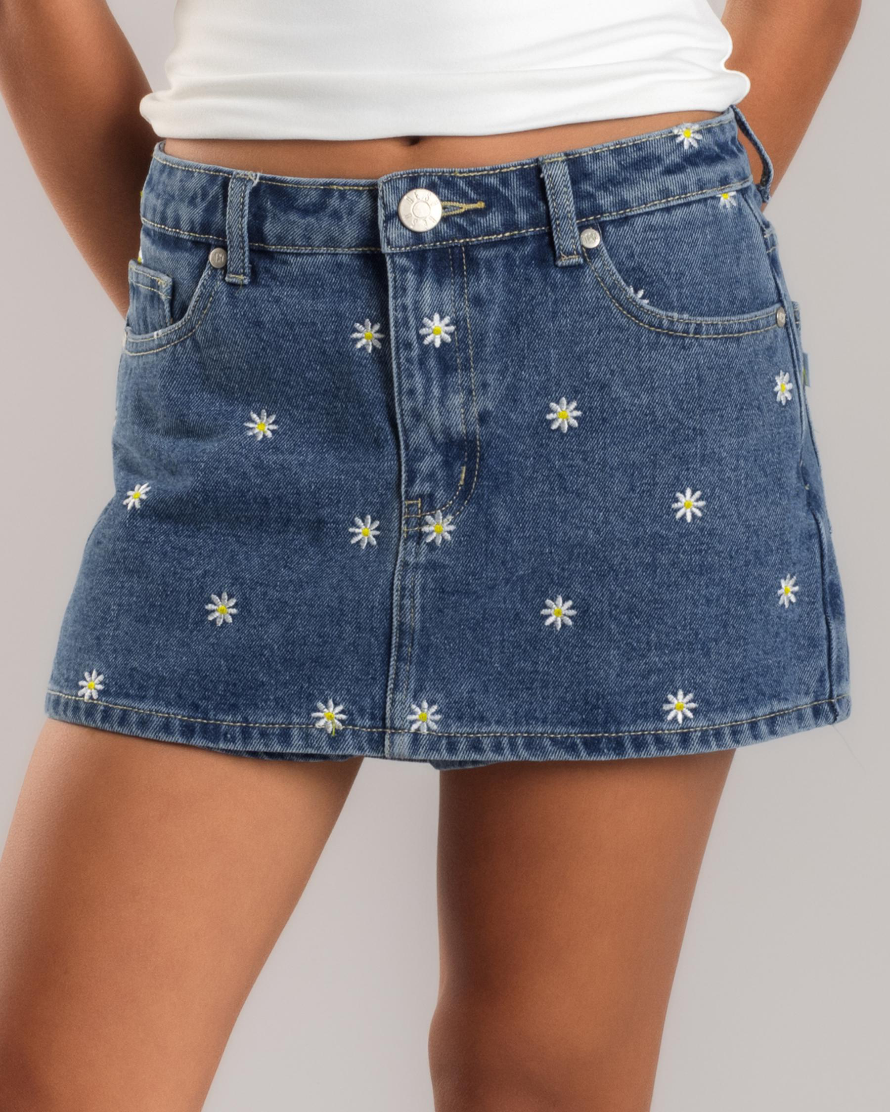 Allegra Denim Skort