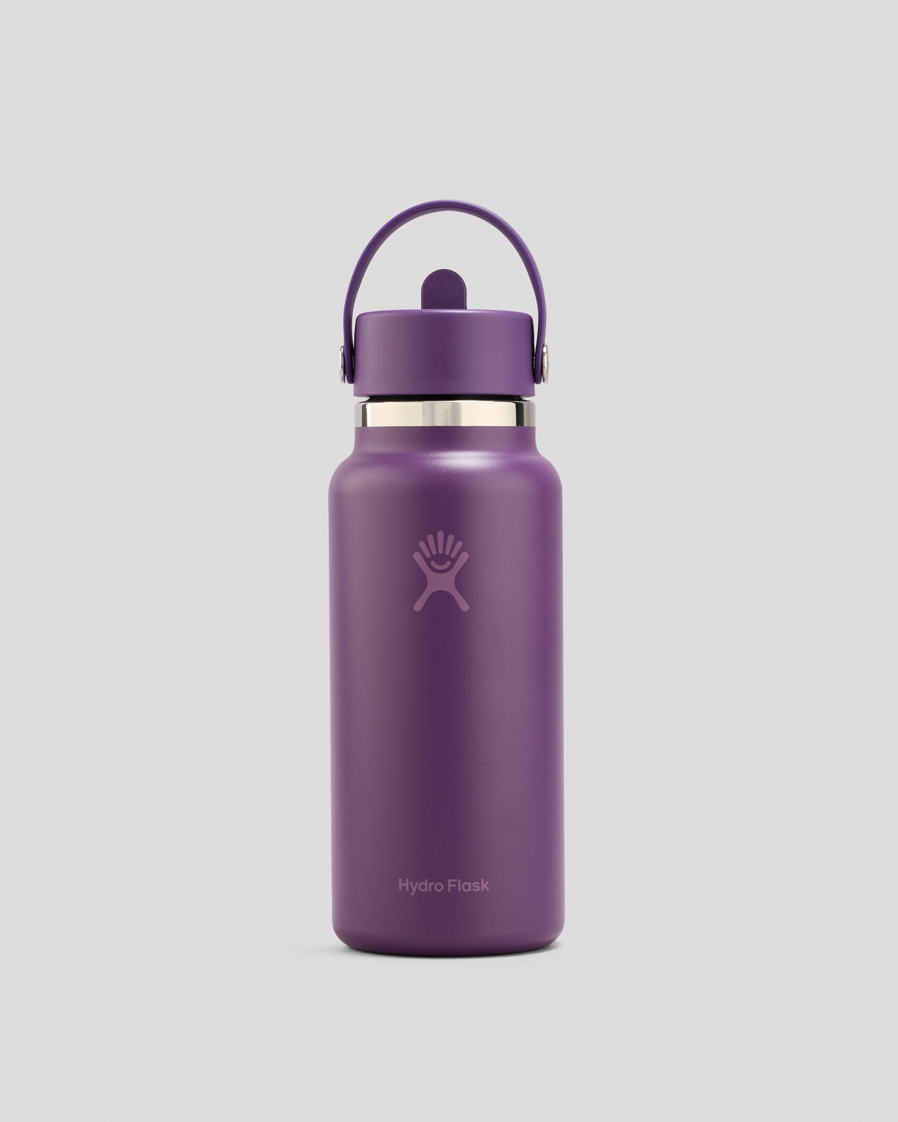 Wide Mouth Flex Straw Cap Bottle