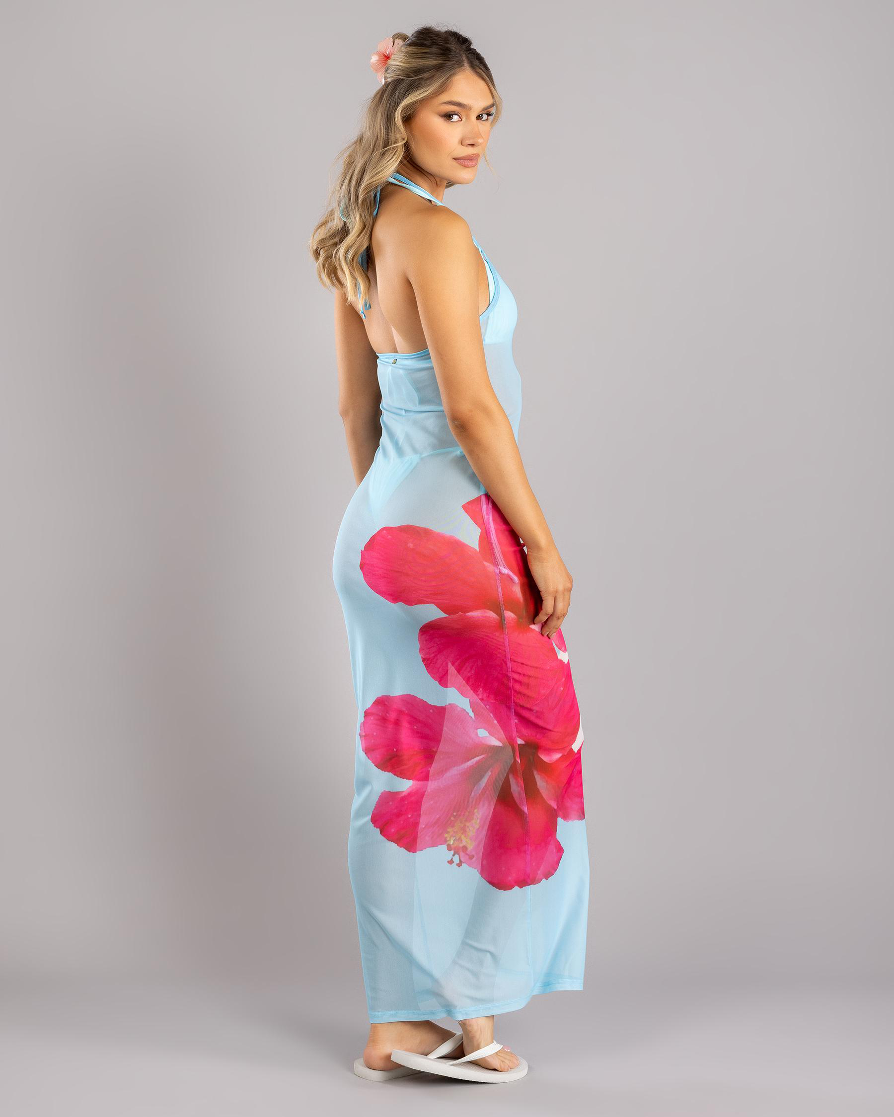 Paradise Mesh Long Cover Up