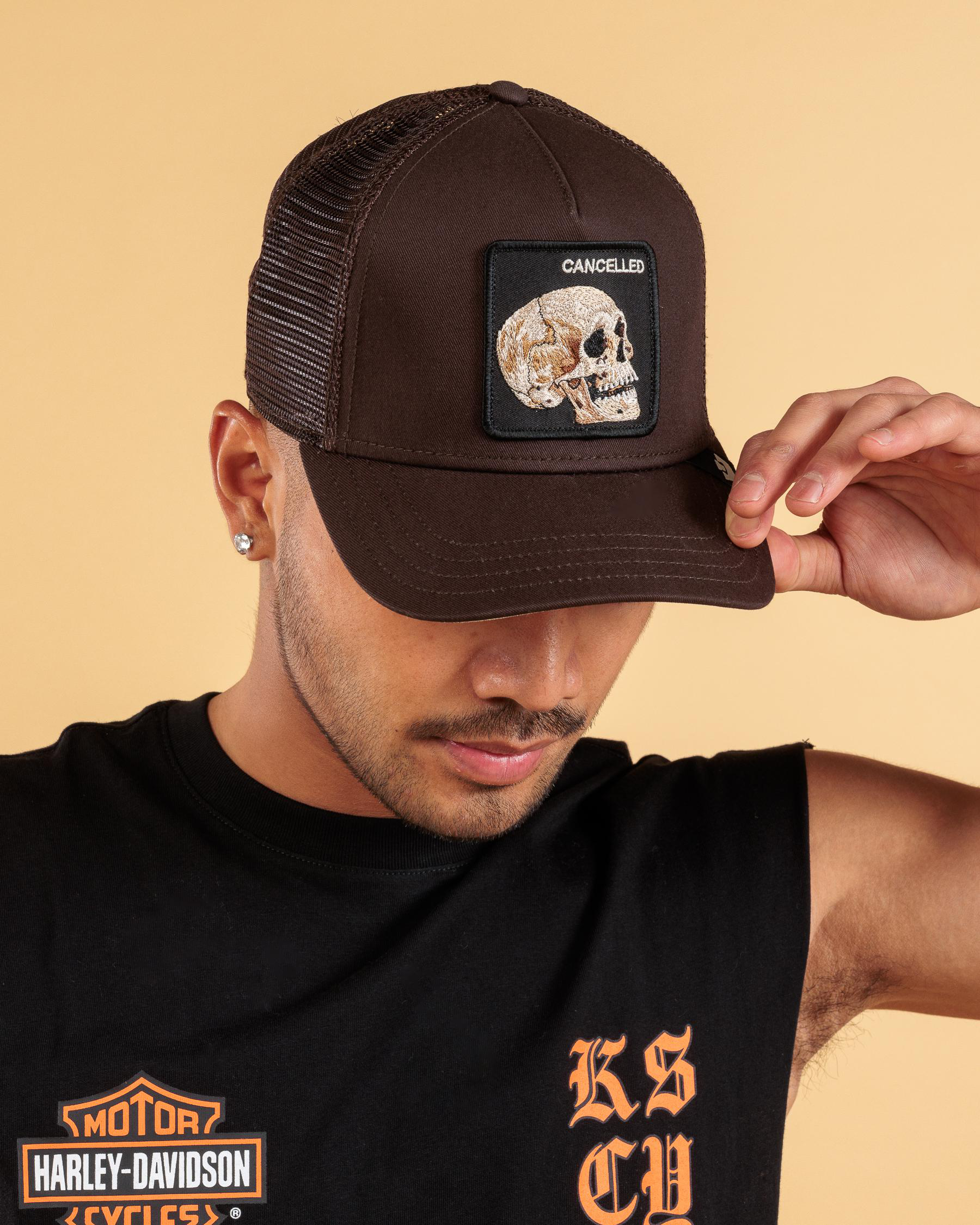 The Cancelled Skull Trucker Cap