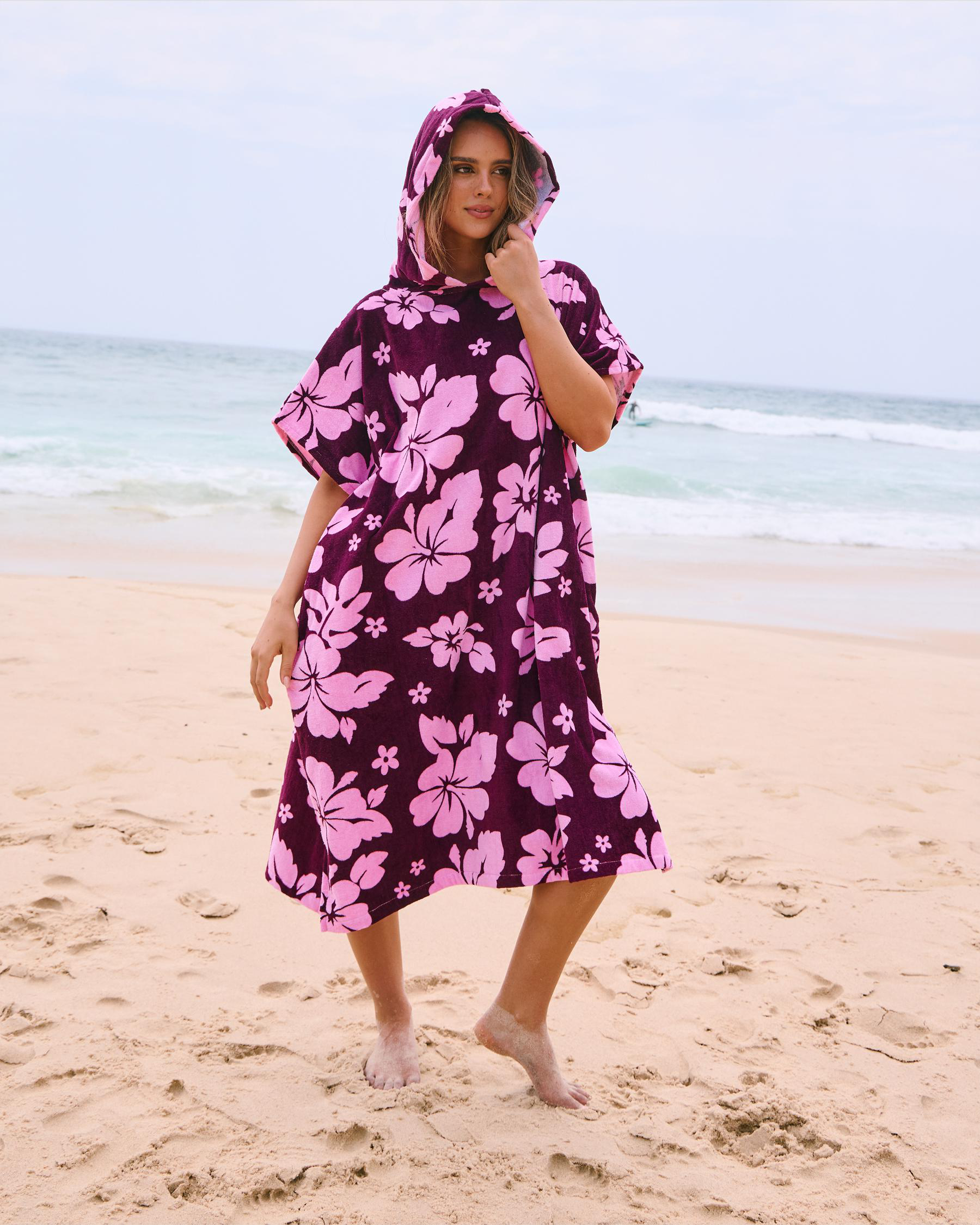 Malibu Beach Hooded Towel