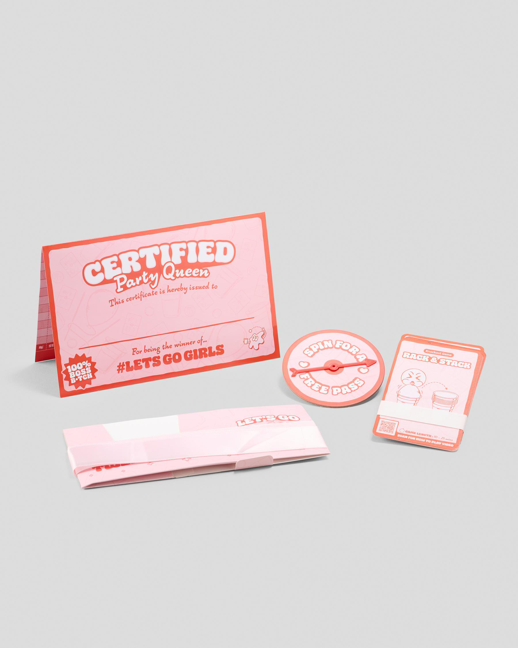 Let's Go Girls Games Party Pack