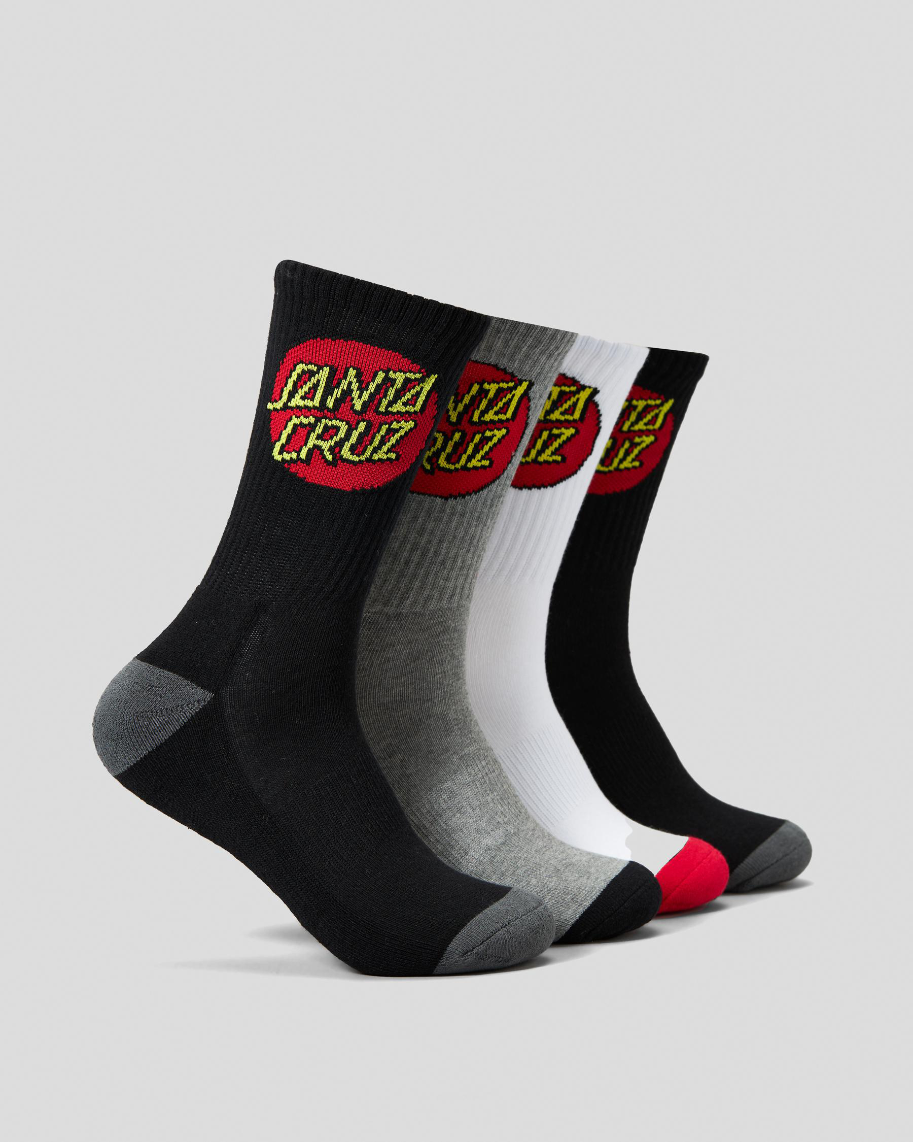 Classic Dot Crew Socks