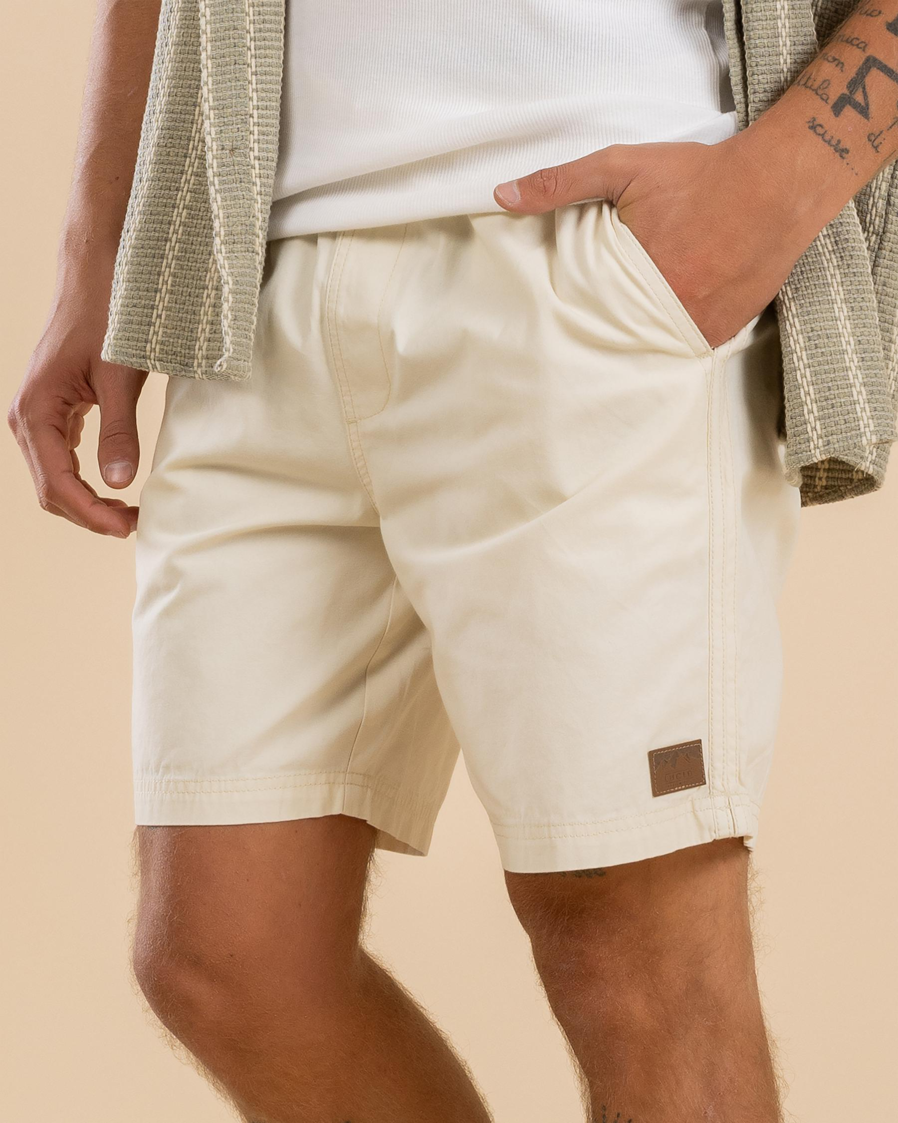Conclude Elastic Waist Shorts