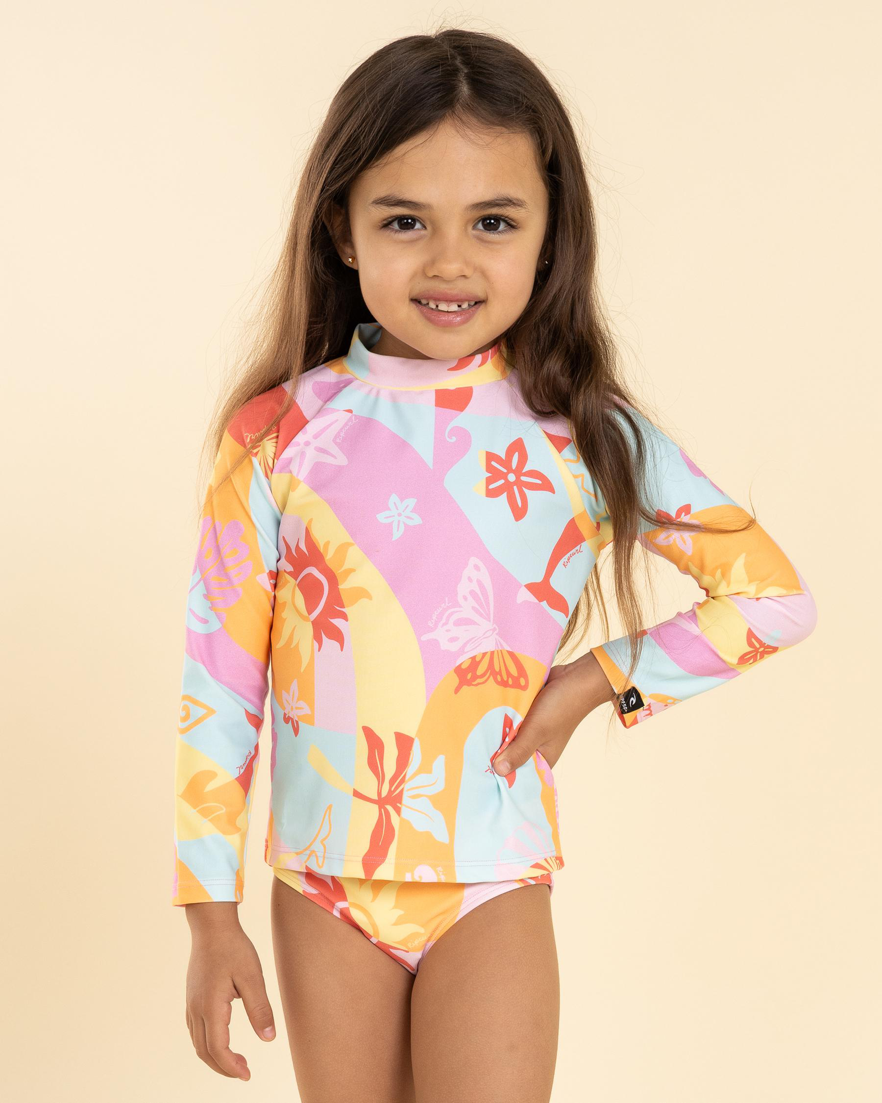 Toddlers' Island Days Long Sleeve Rash Vest Set