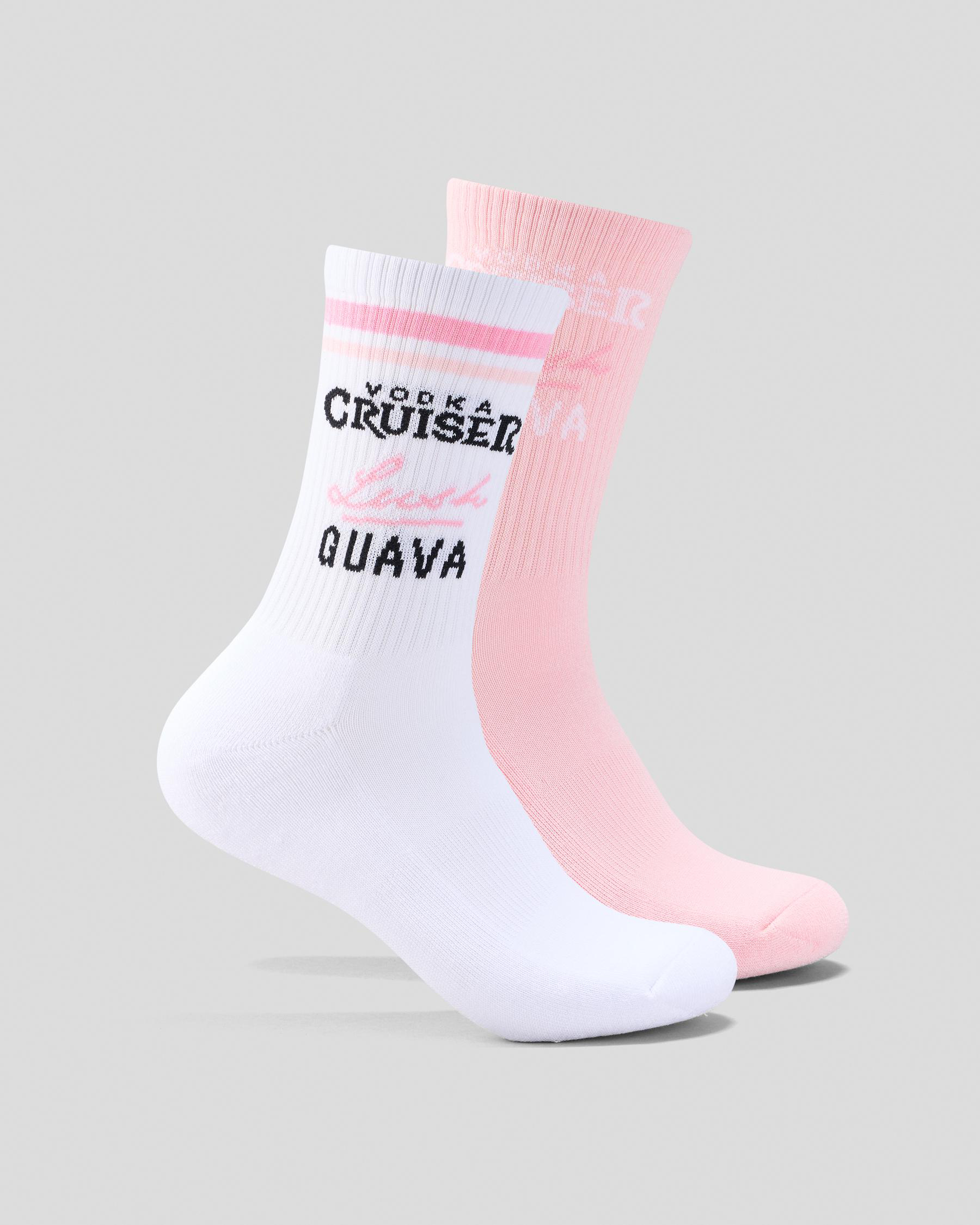 Vodka Cruiser Lush Guava Sneaker Sock