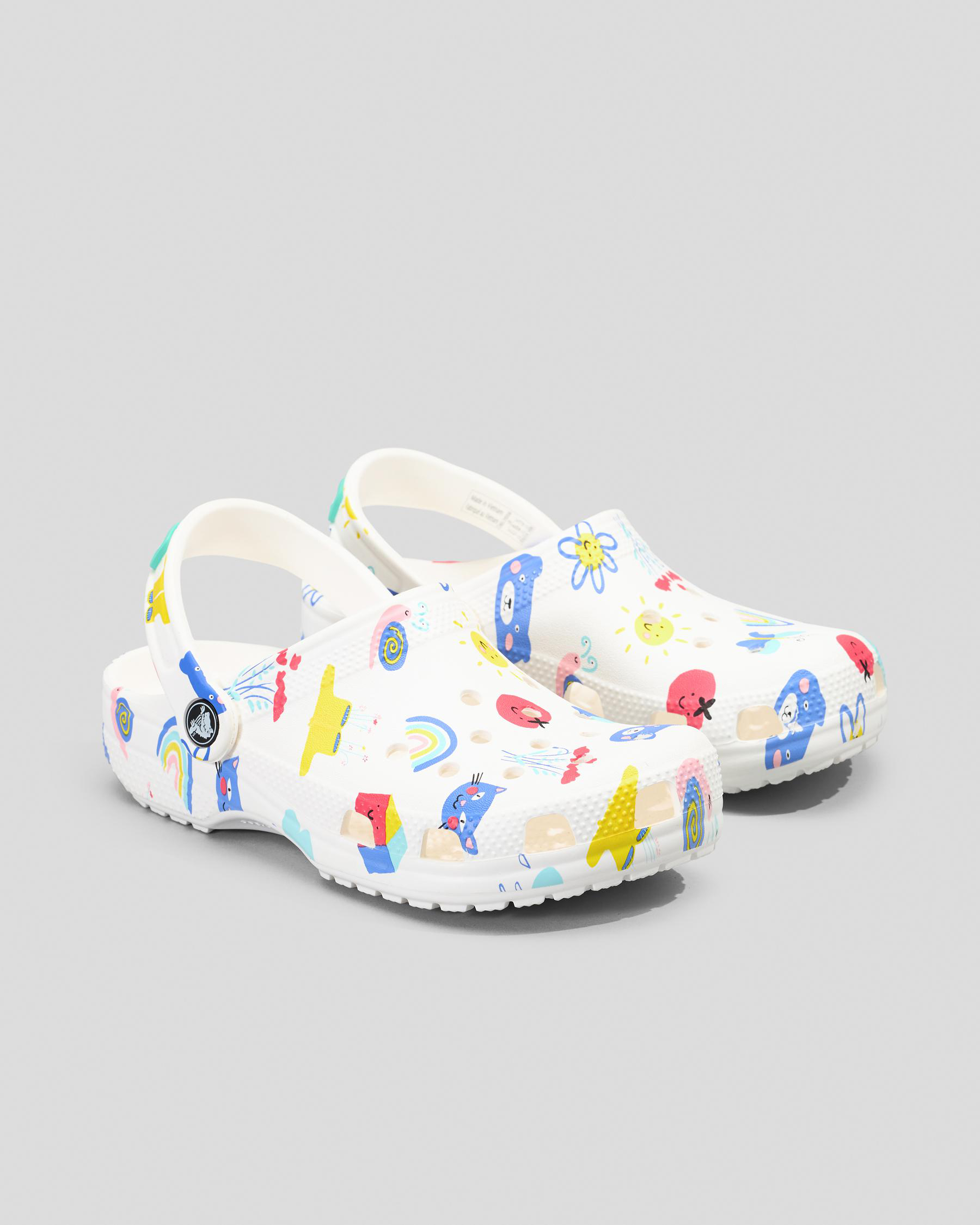 Kids' Classic Doodle Print Clogs Shoes