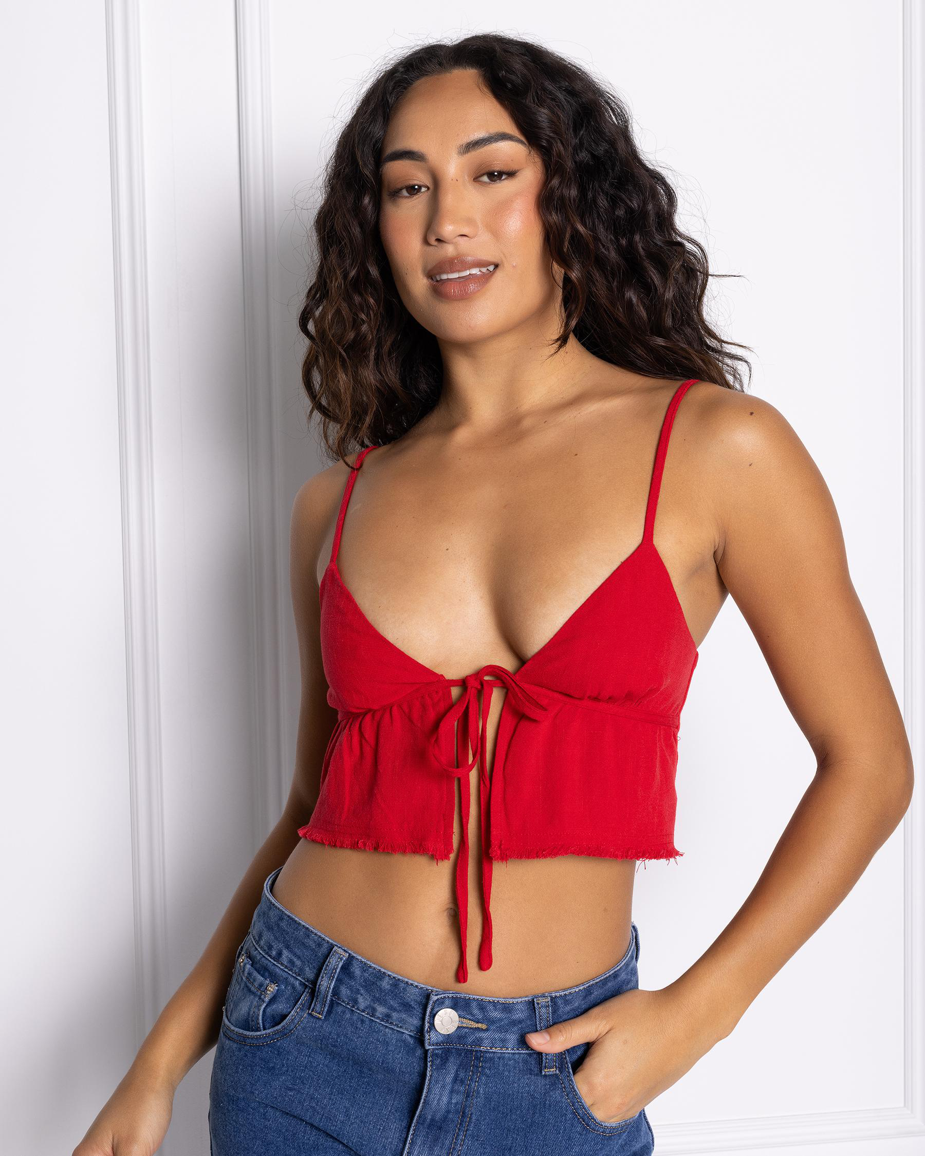 Fili Dallis Tie Front Top