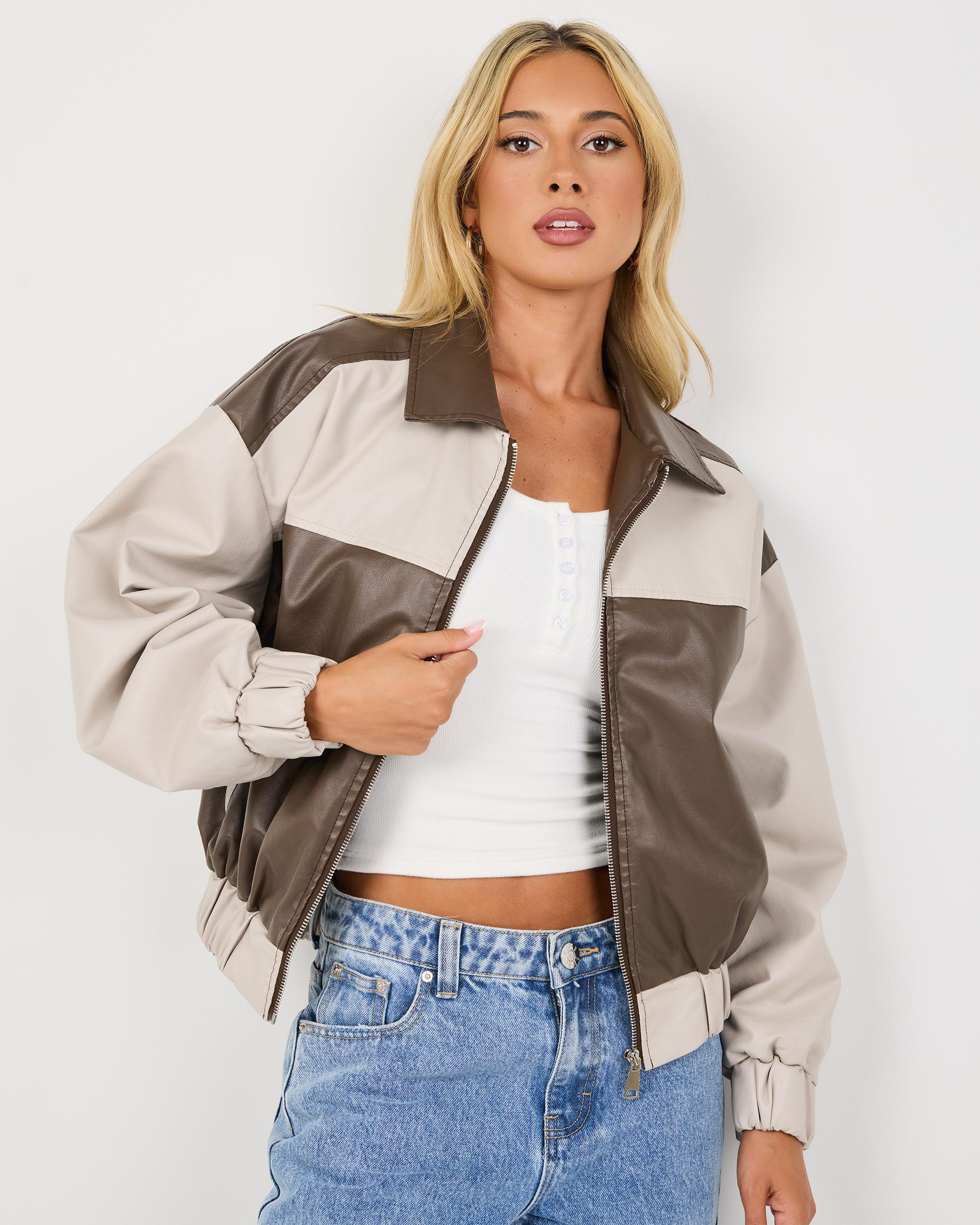 V.I.P Faux Leather Jacket