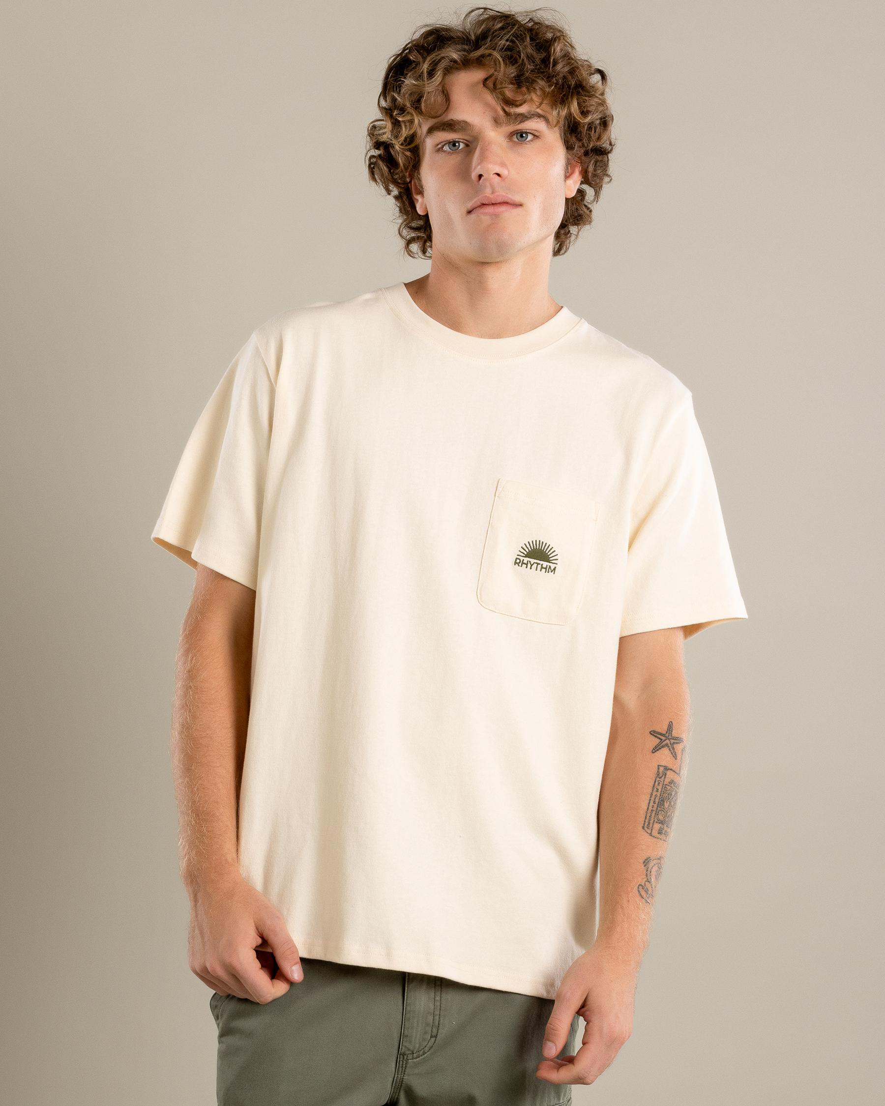 Heavy Vintage Pocket Emblem T-Shirt