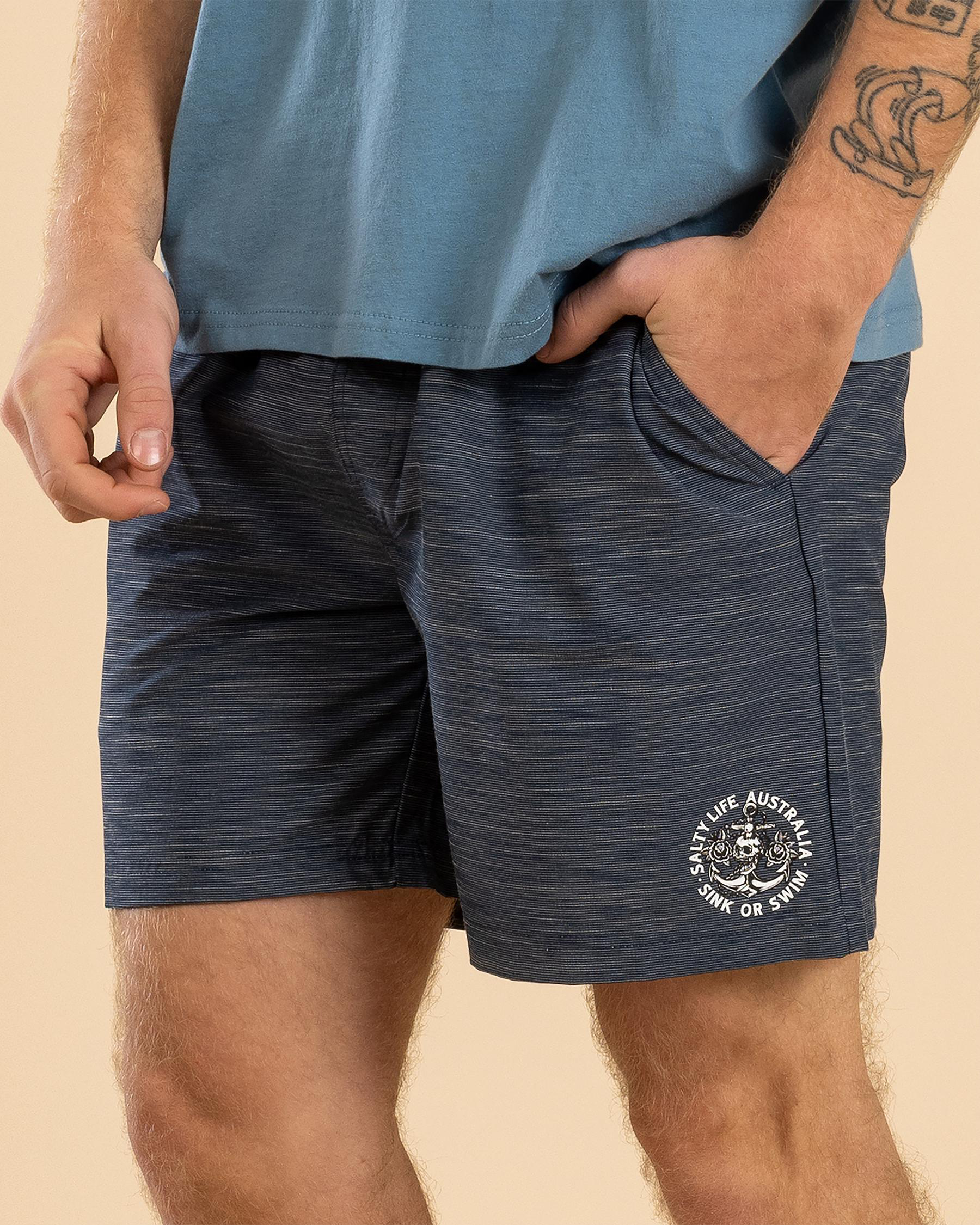 Sail Elastic Waist Shorts