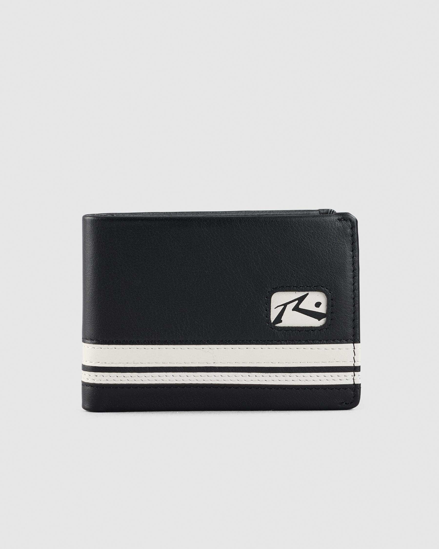 White Lines Leather Wallet