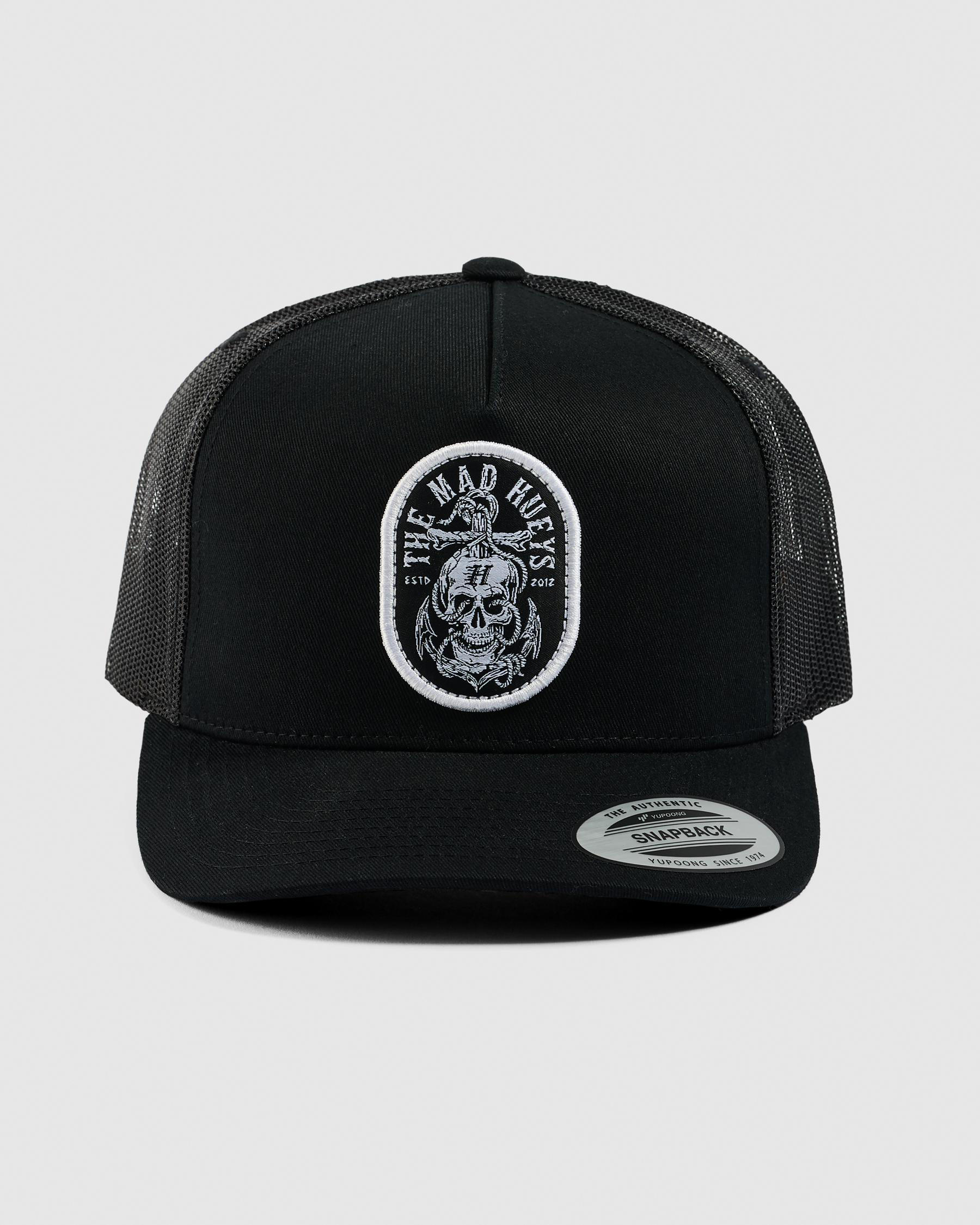 Rope Skull Anchor Trucker Cap