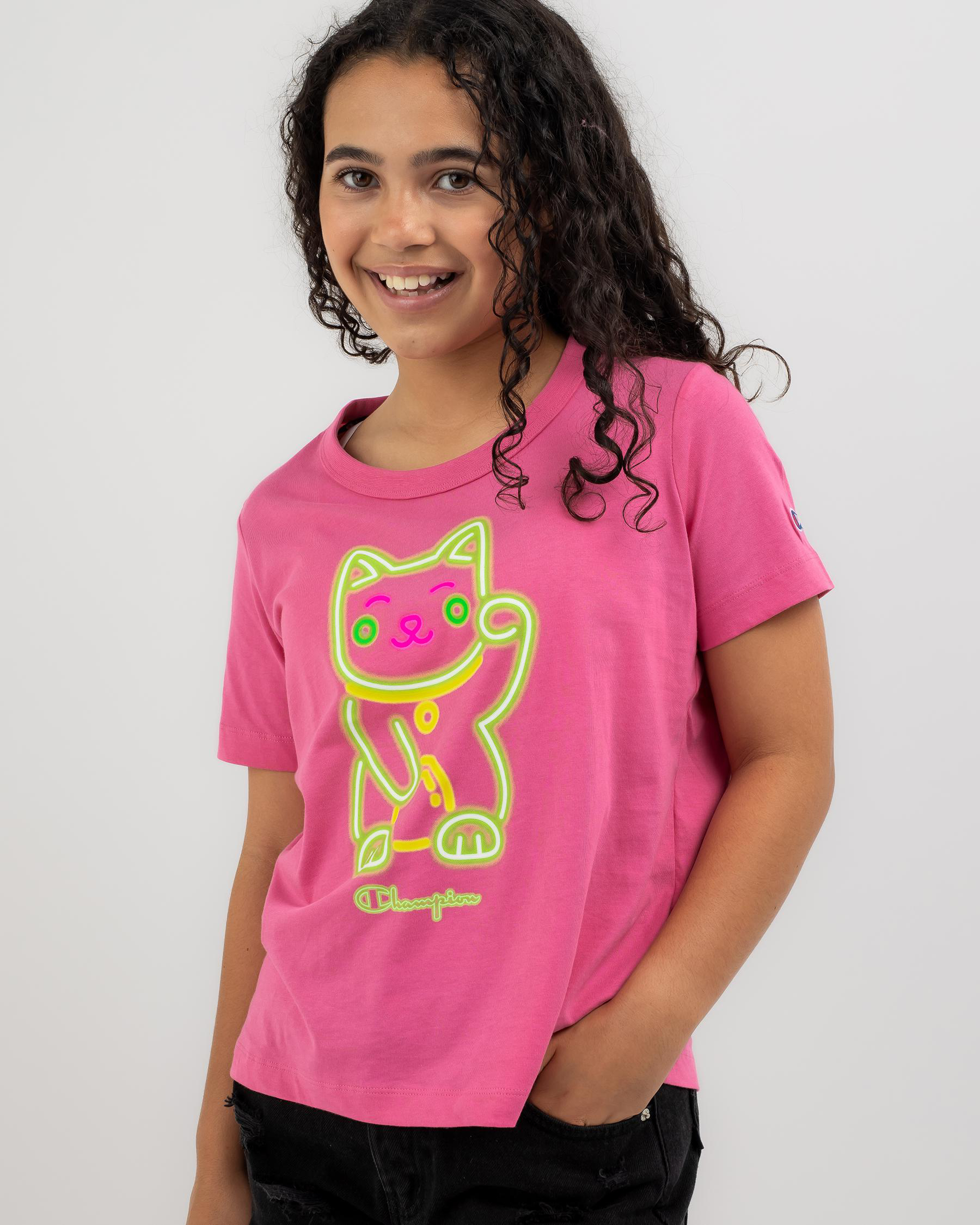 Champion Girls' Graphic Boxy T-Shirt