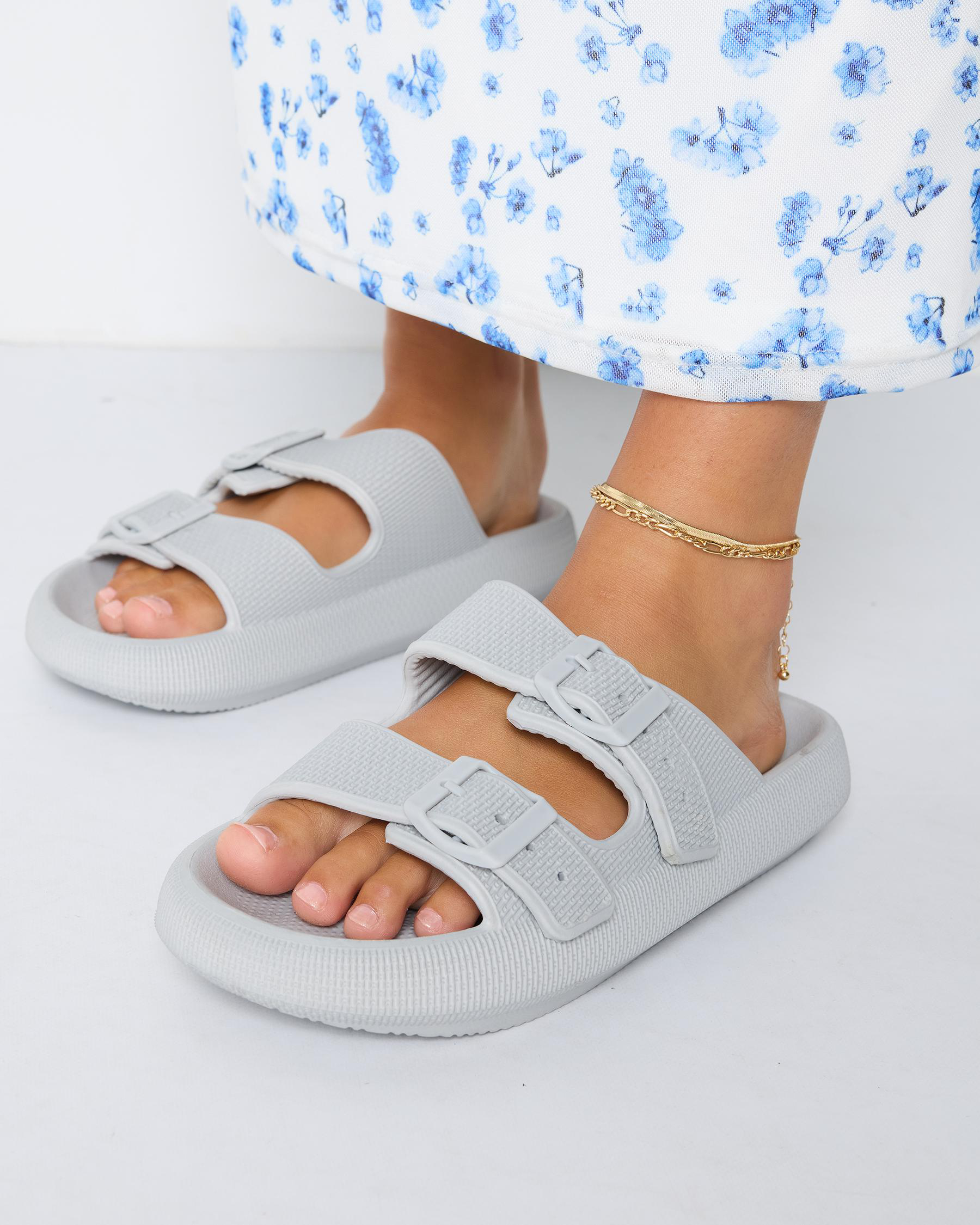 Cove Double Buckle Slide Sandals