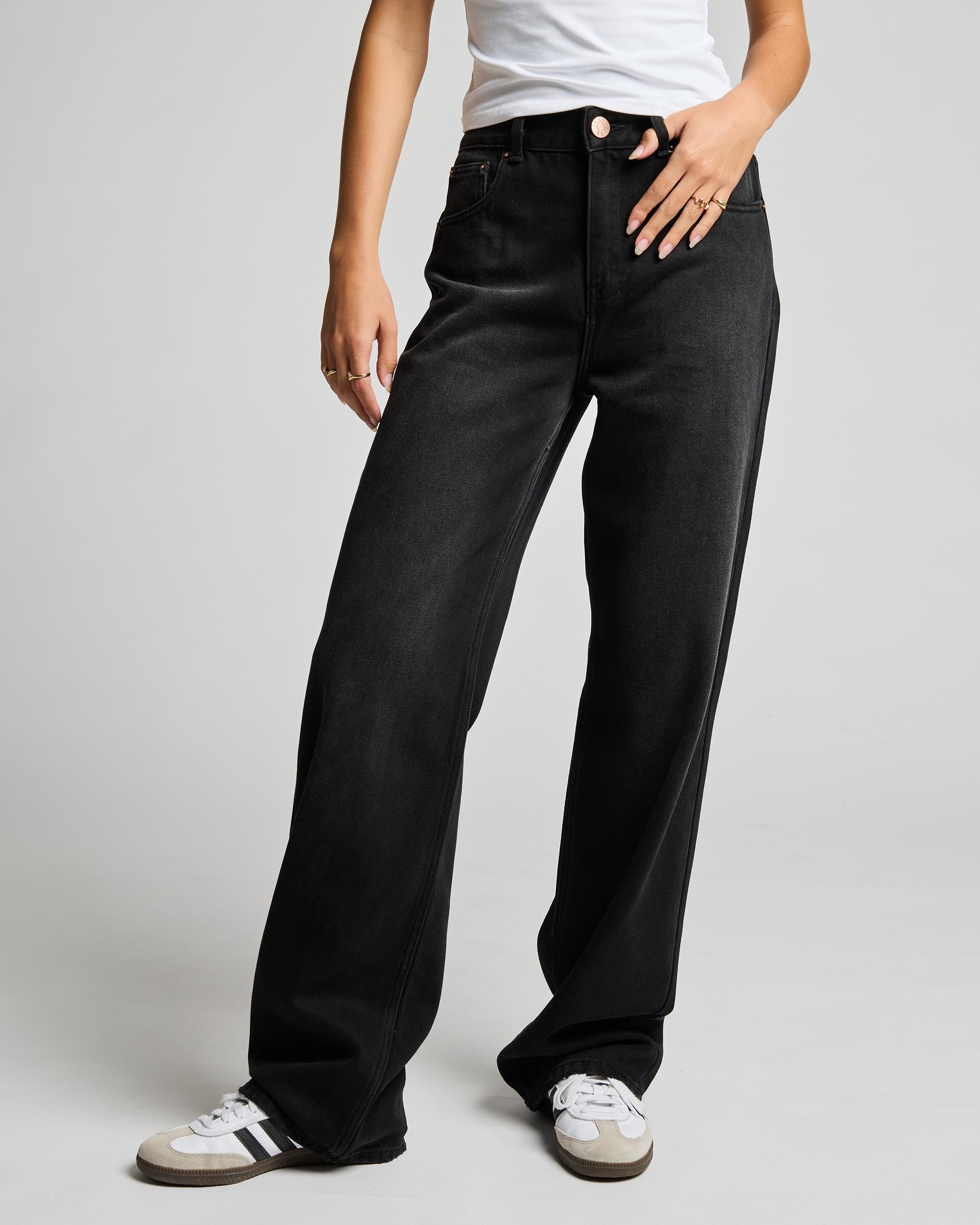 Rocker Straight Leg Jeans